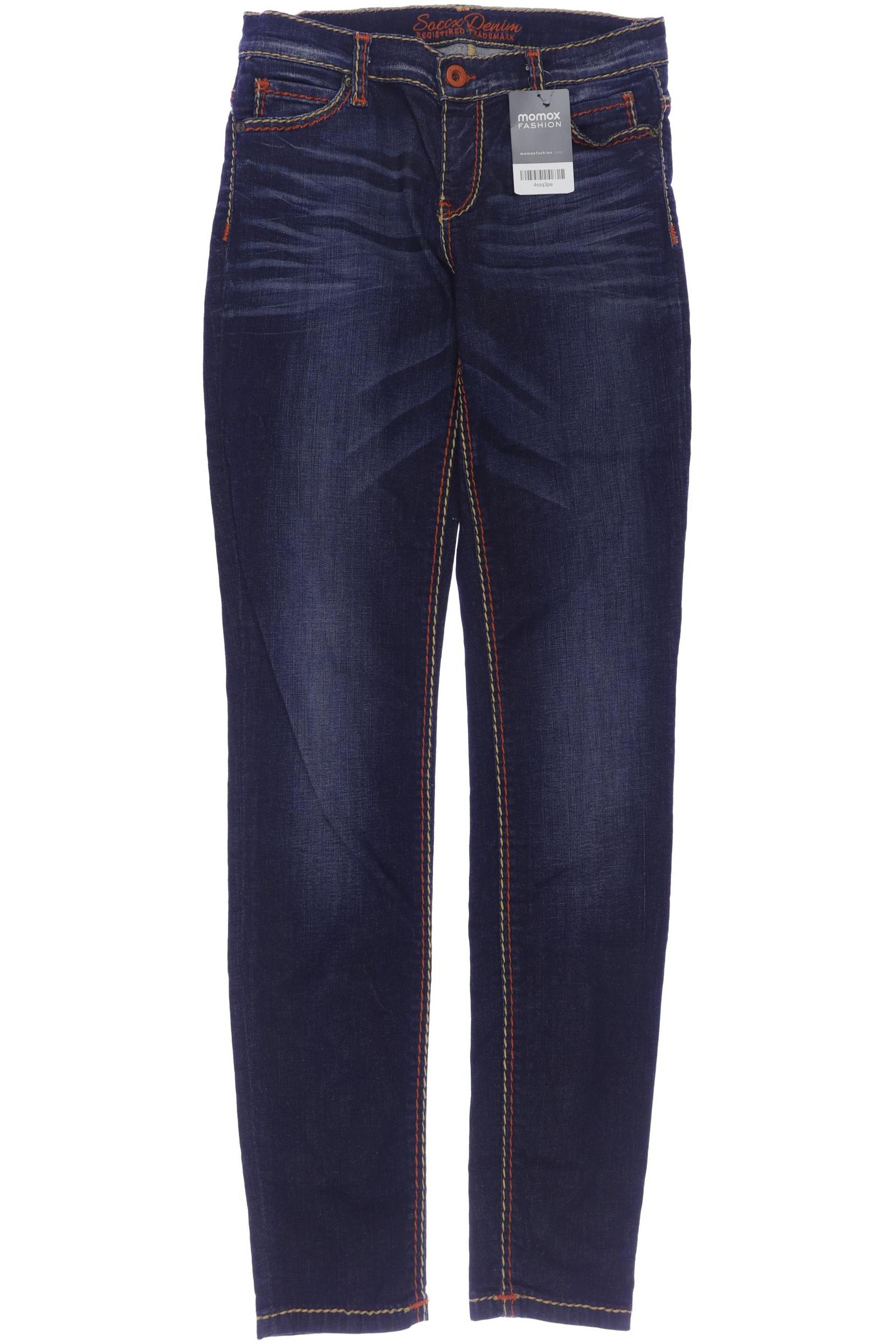 

Soccx Damen Jeans, marineblau, Gr. 28