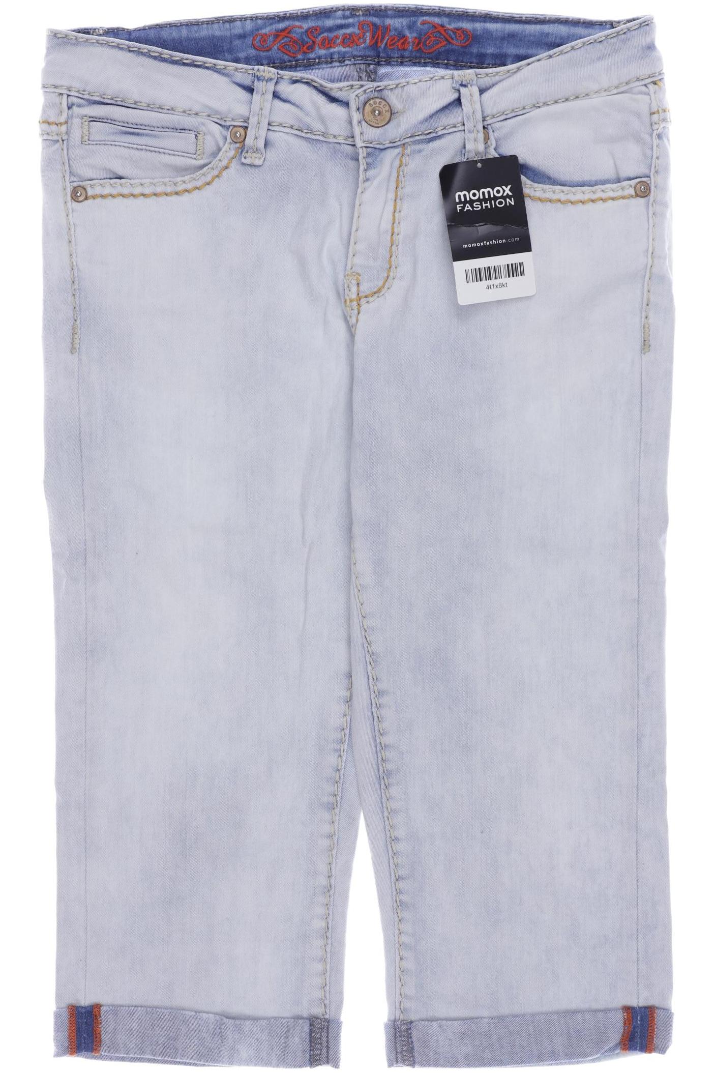 

SOCCX Damen Jeans, hellblau