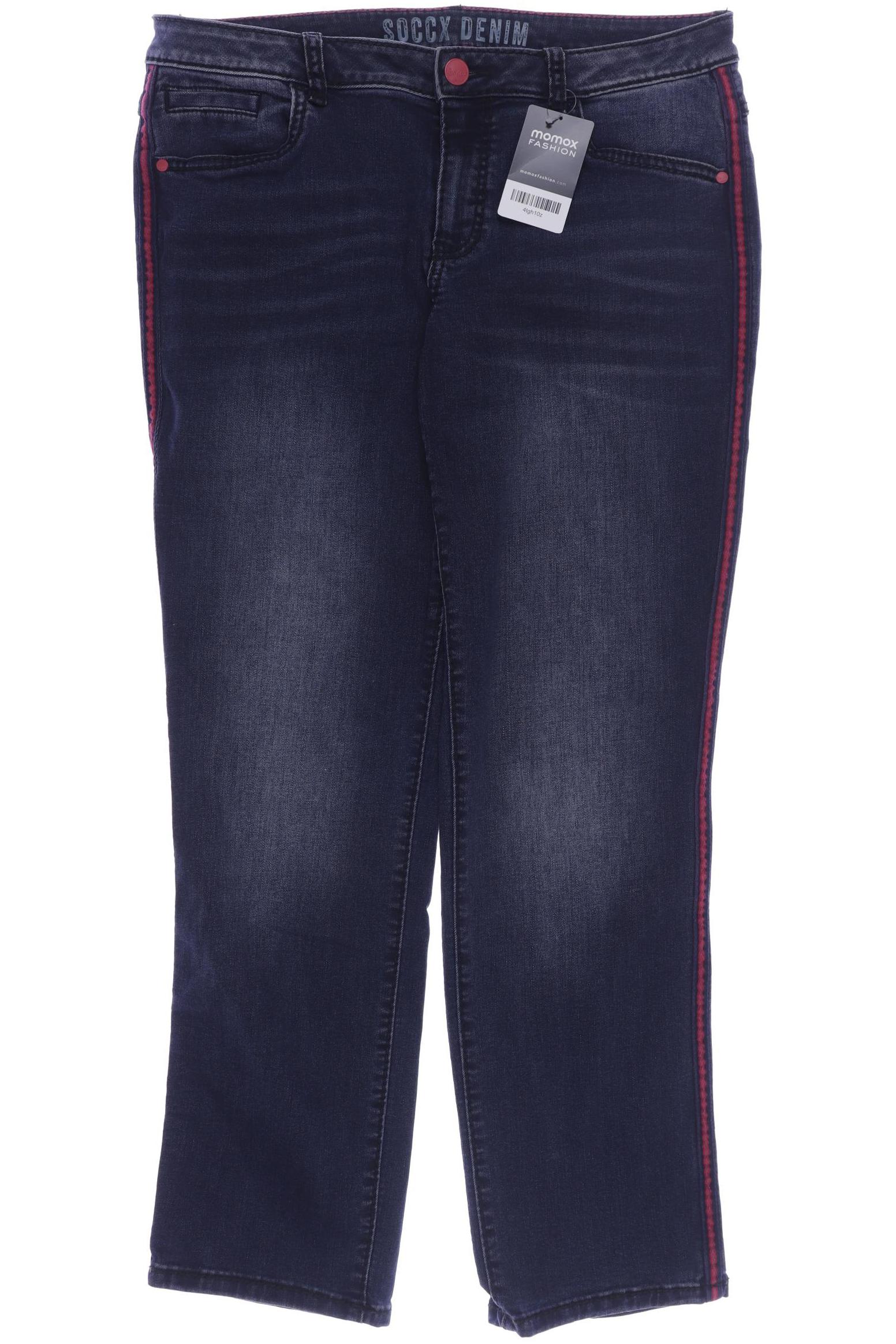 

SOCCX Damen Jeans, marineblau