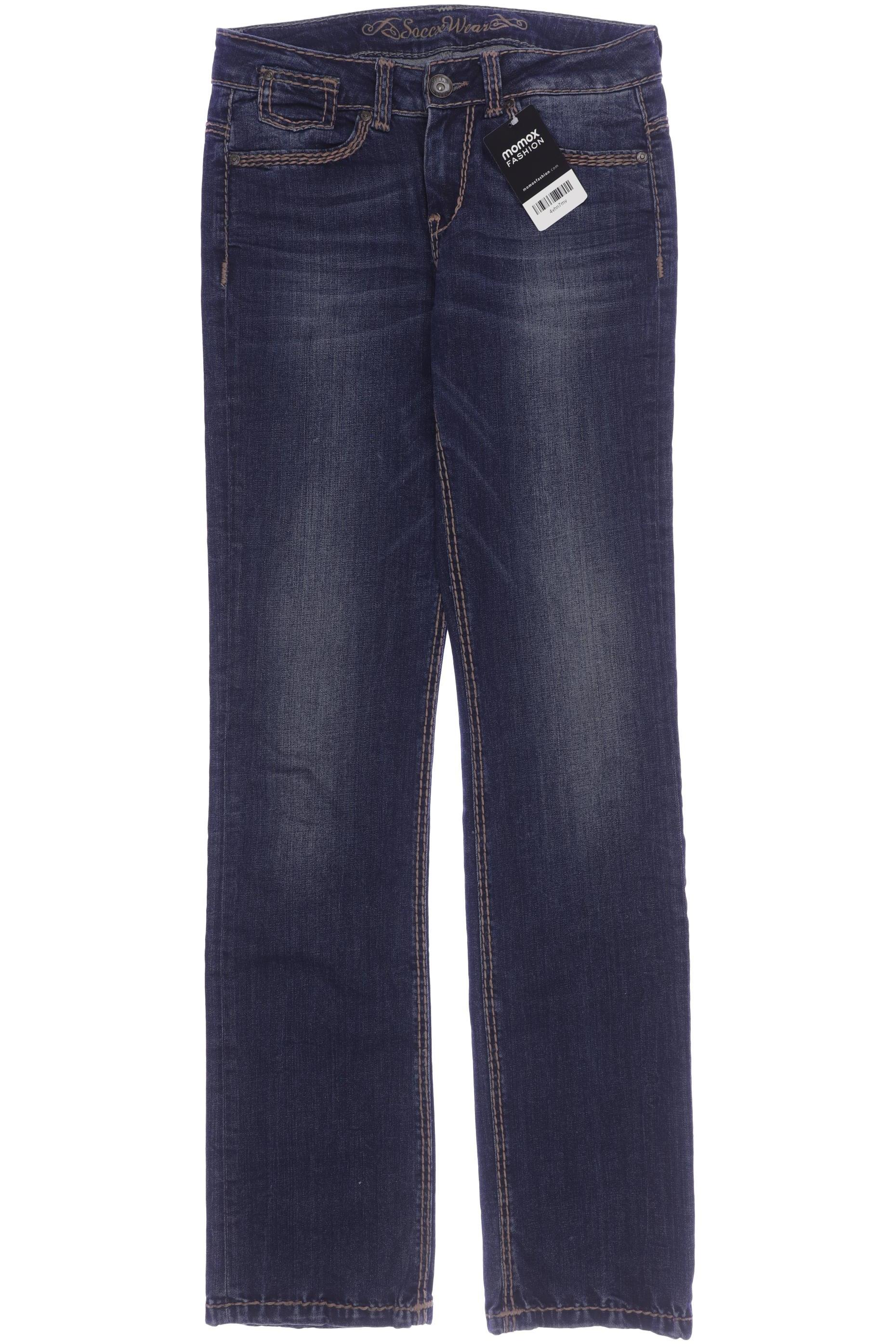 

Soccx Damen Jeans, marineblau, Gr. 27