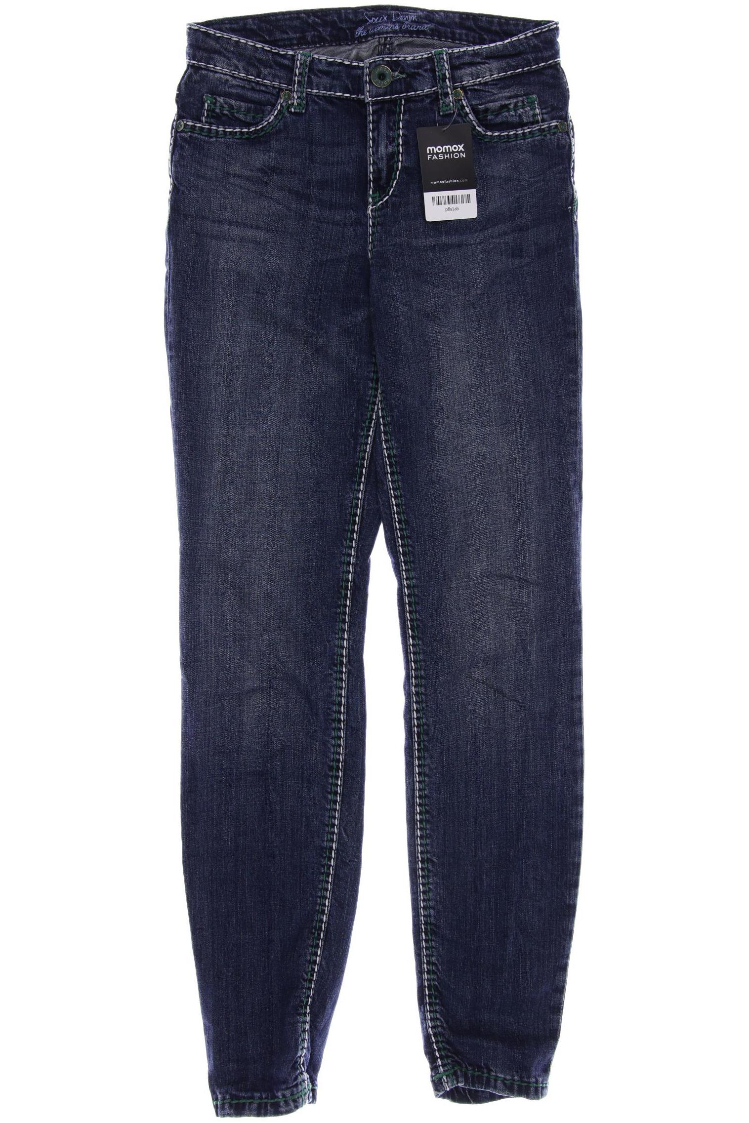 

SOCCX Damen Jeans, blau