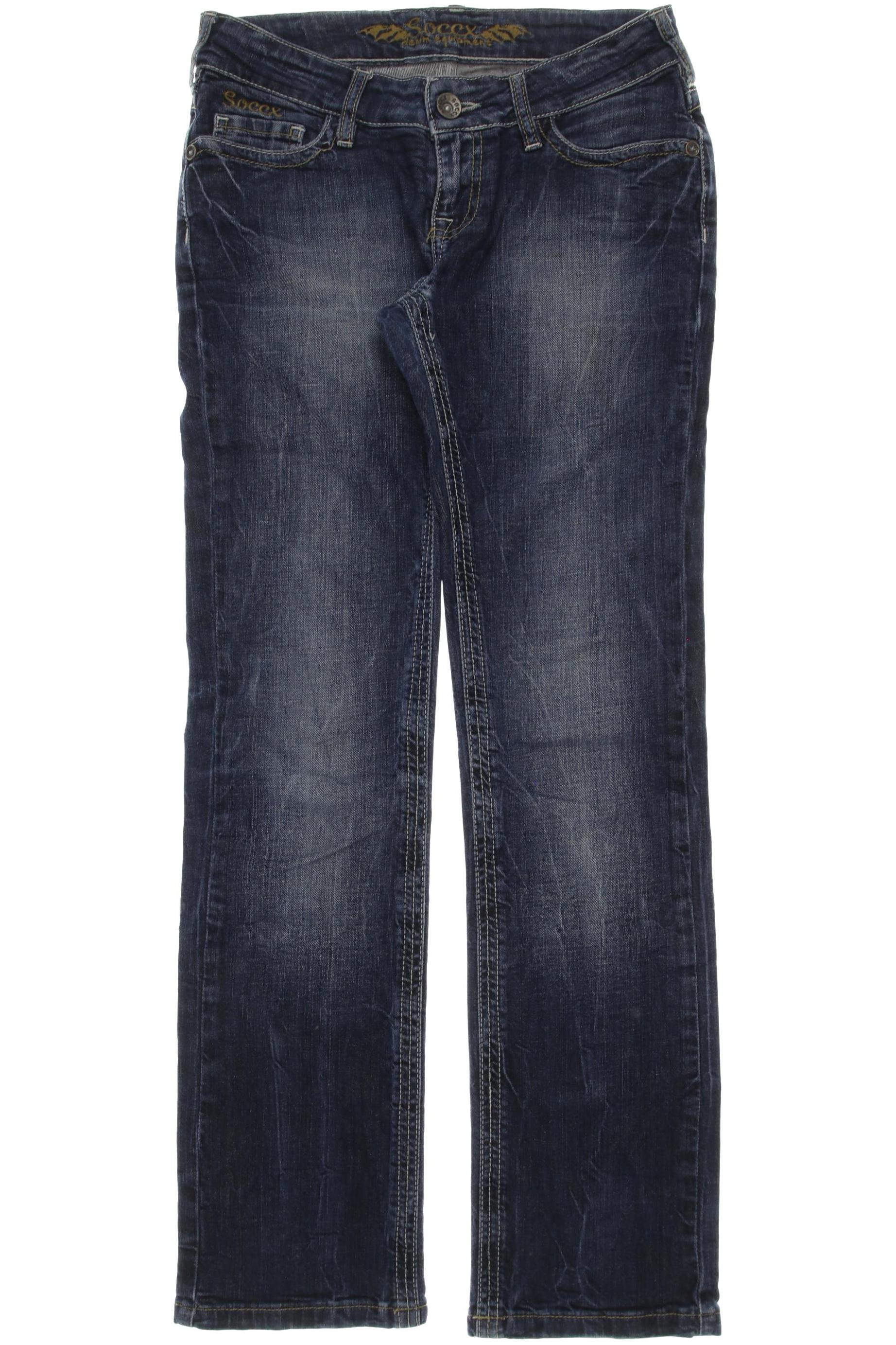 

Soccx Damen Jeans, blau, Gr. 27