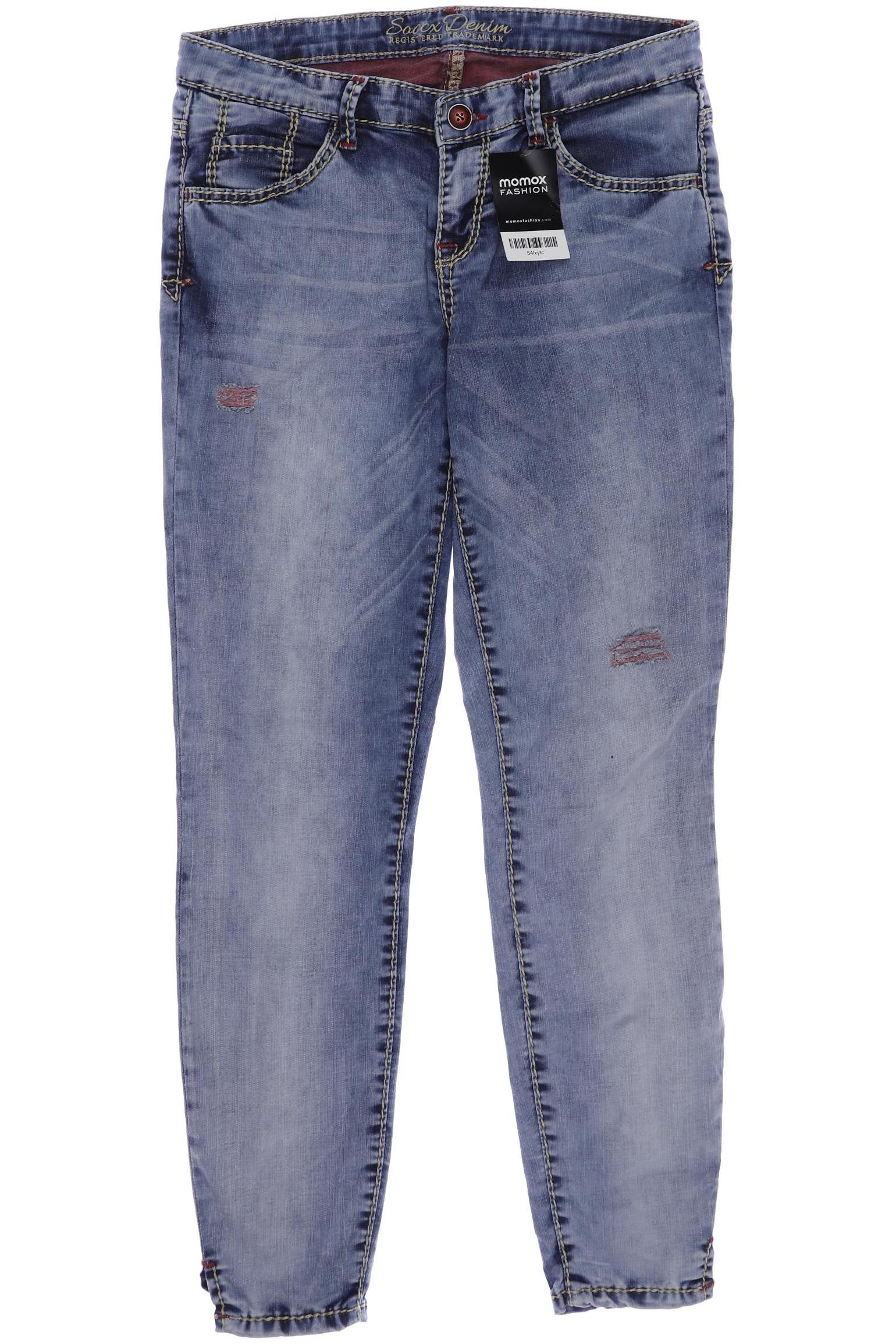 

SOCCX Damen Jeans, blau