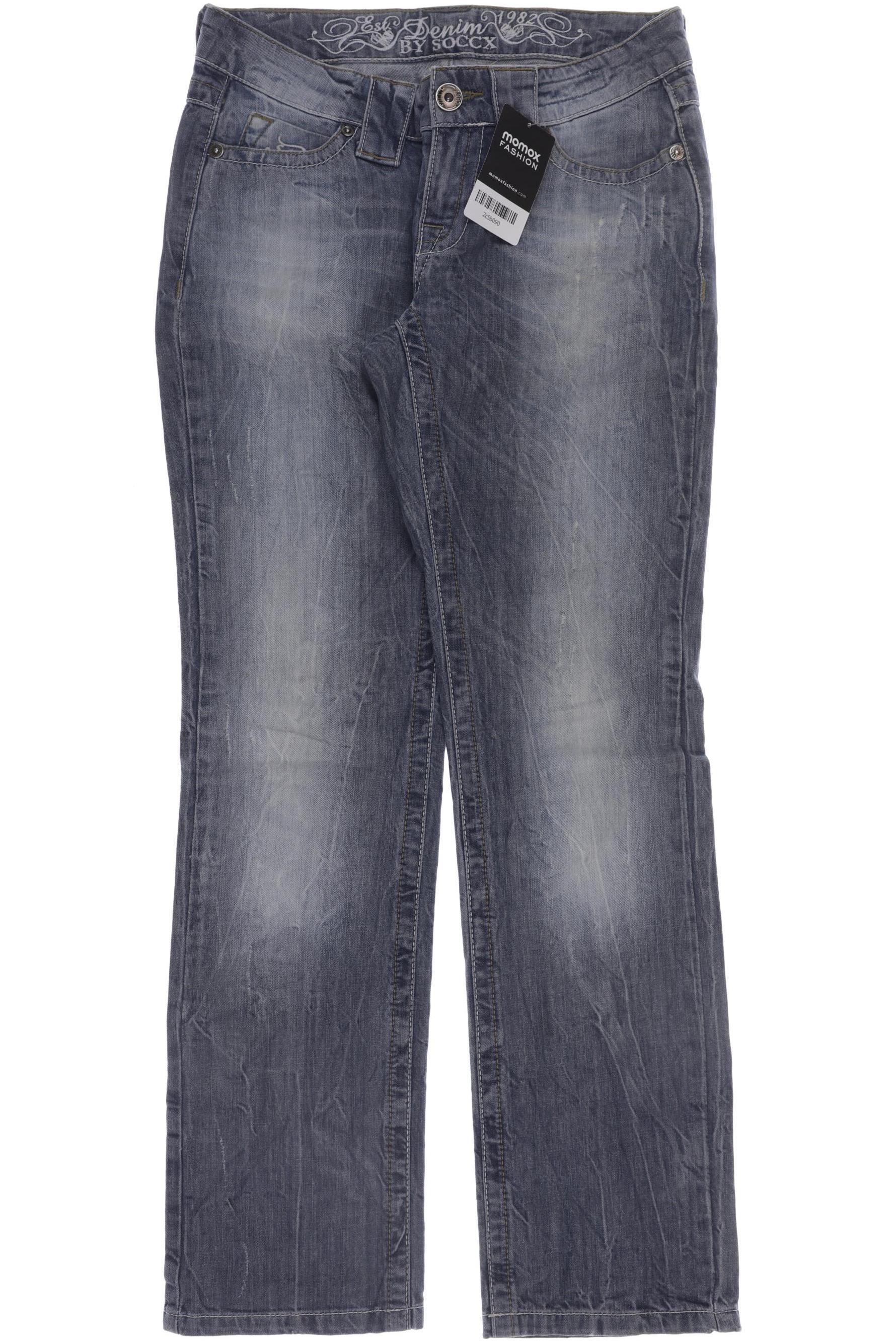 

Soccx Damen Jeans, blau, Gr. 27