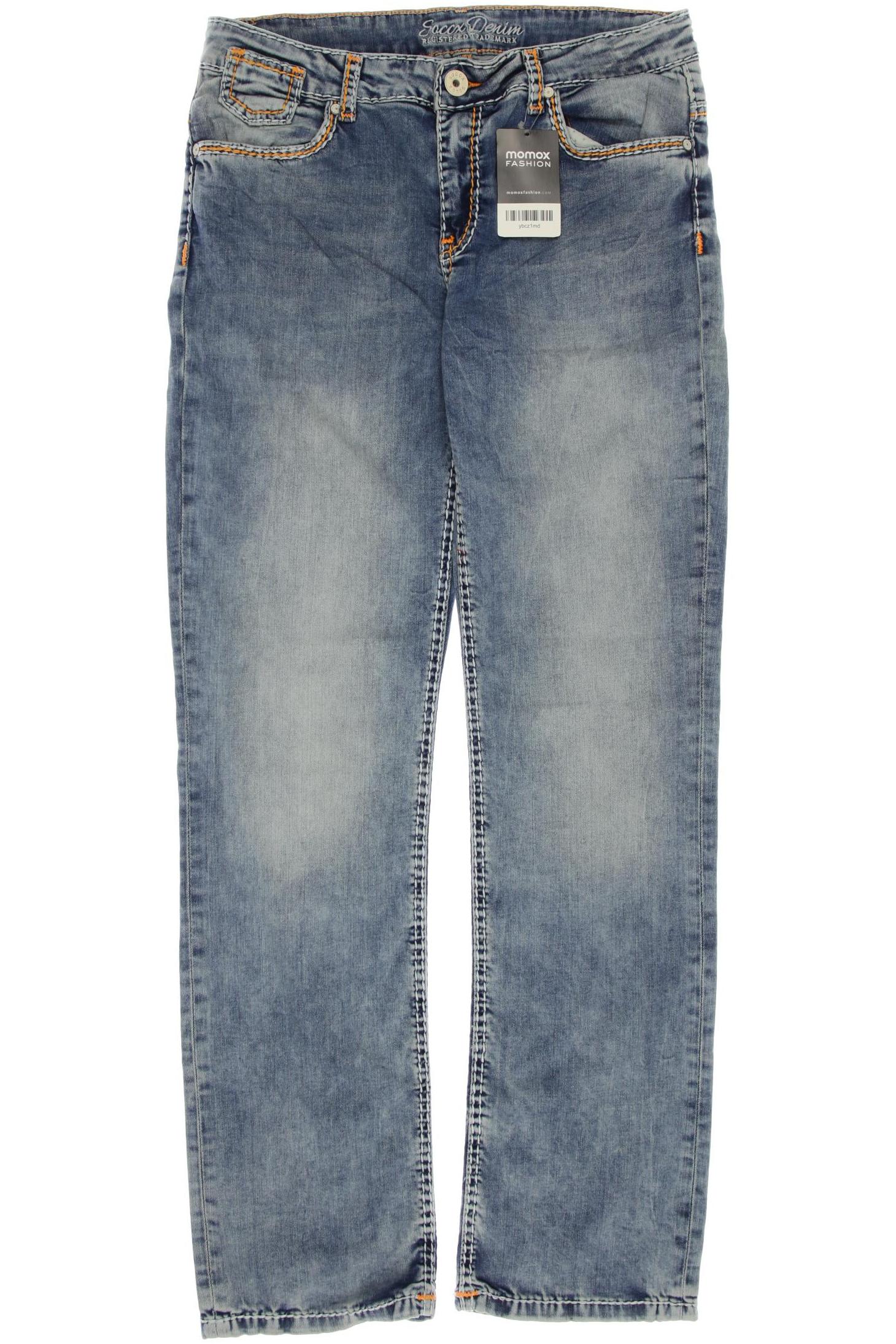 

SOCCX Damen Jeans, blau