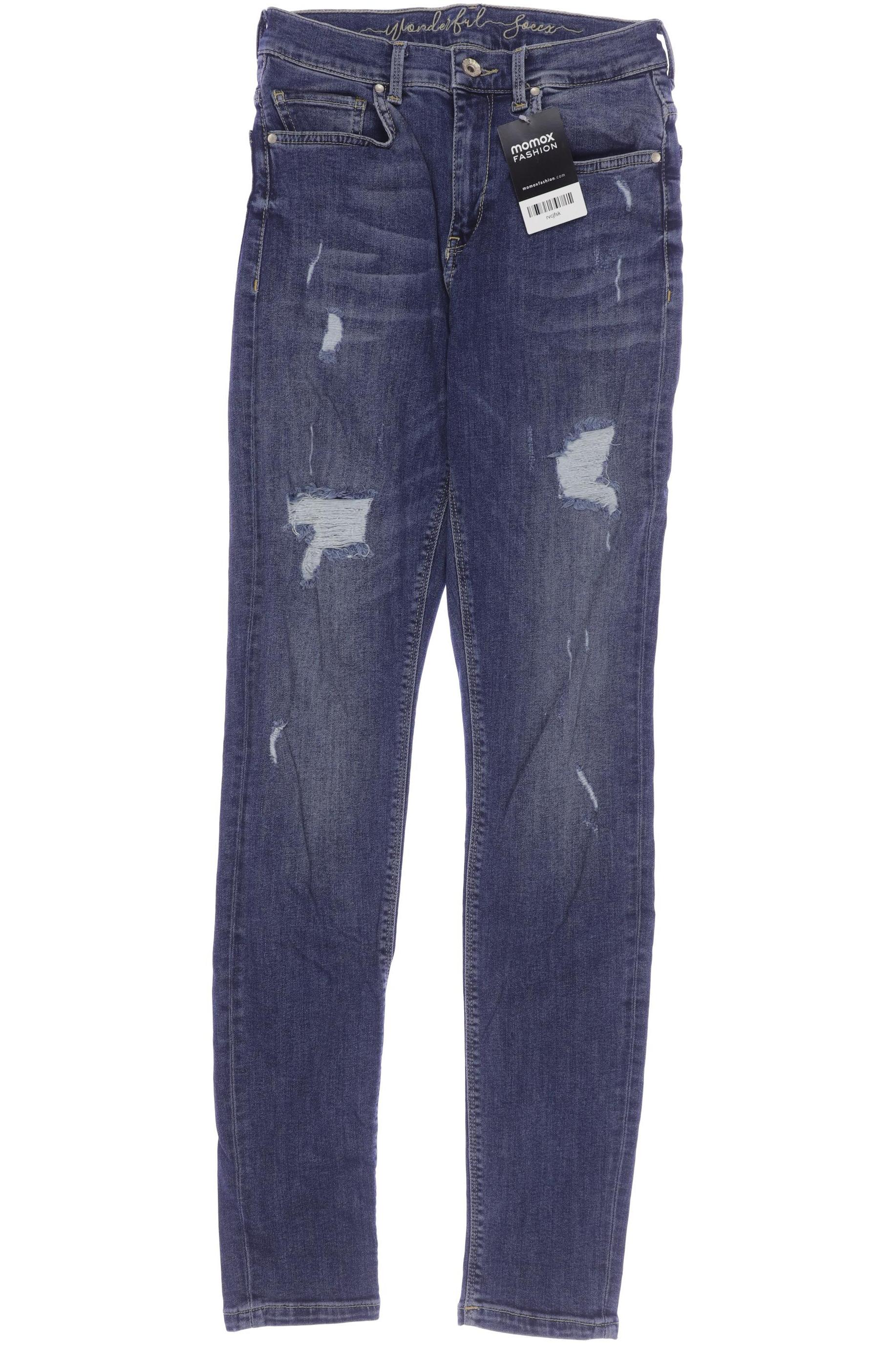 

Soccx Damen Jeans, blau, Gr. 28