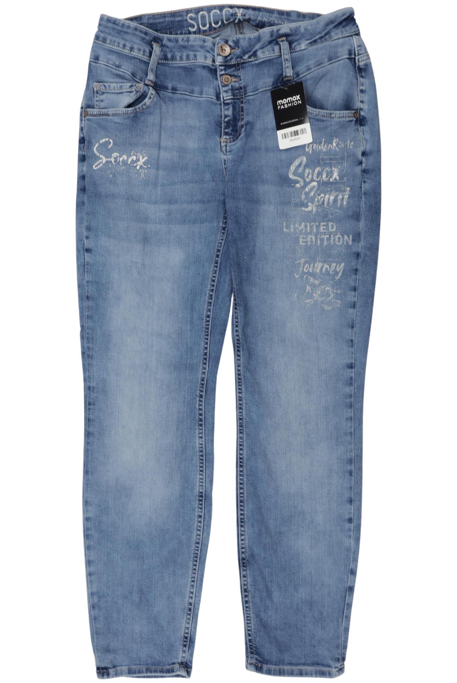 

Soccx Damen Jeans, blau, Gr. 31