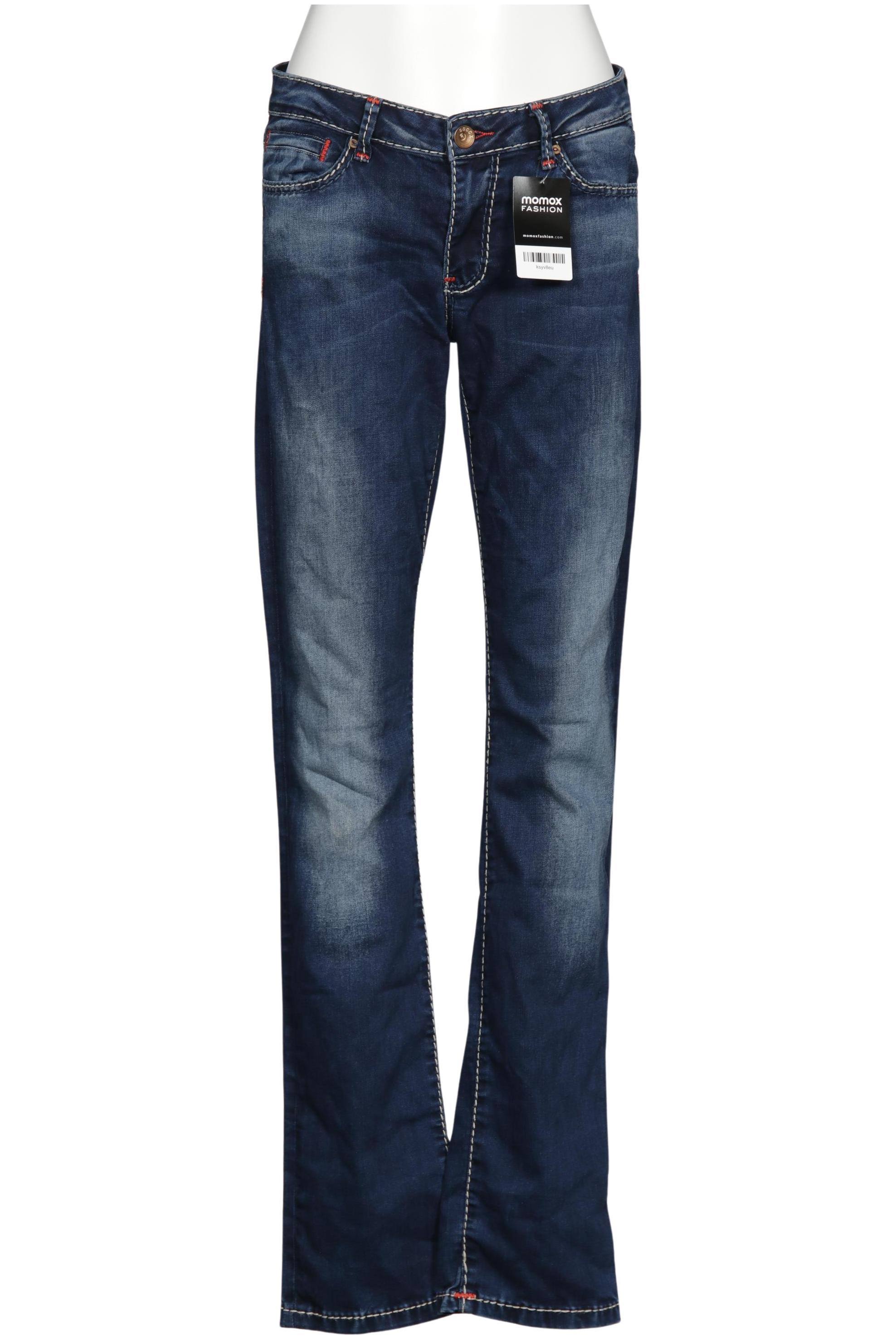 

Soccx Damen Jeans, blau, Gr. 30