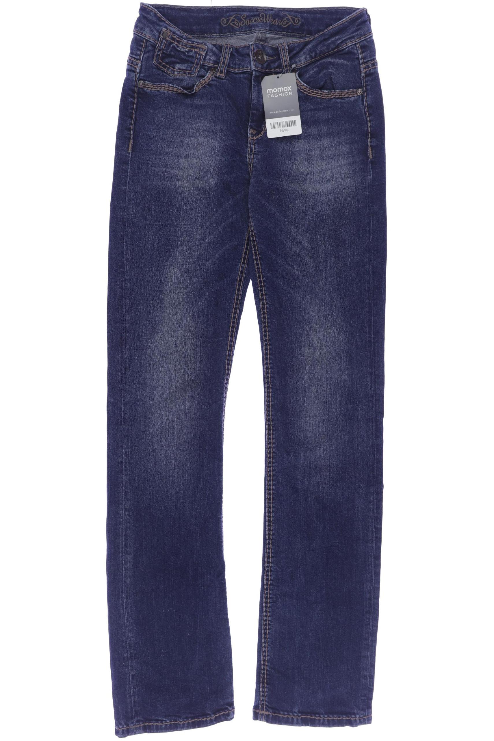 

Soccx Damen Jeans, blau, Gr. 27