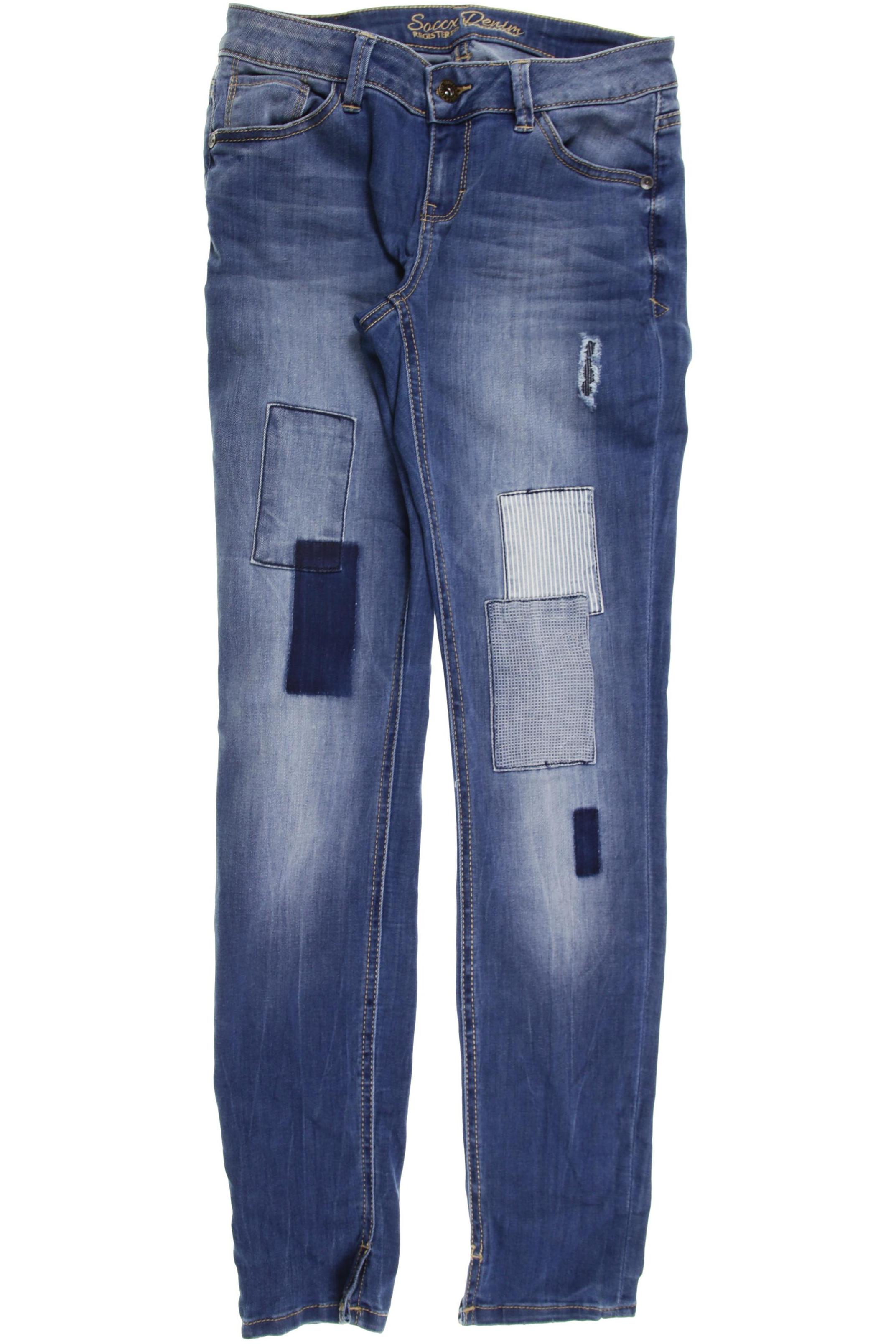 

Soccx Damen Jeans, blau, Gr. 27