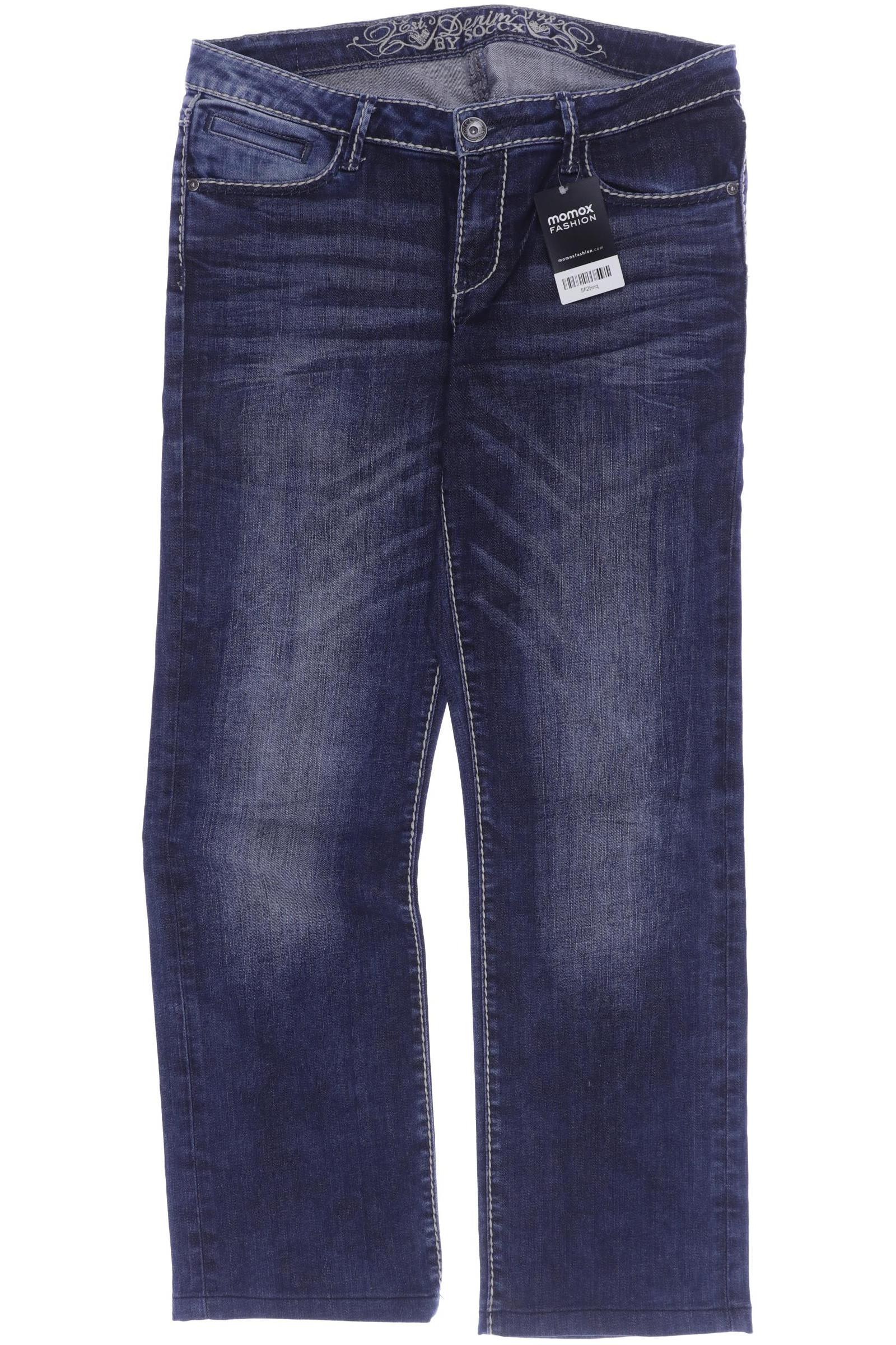 

SOCCX Damen Jeans, blau