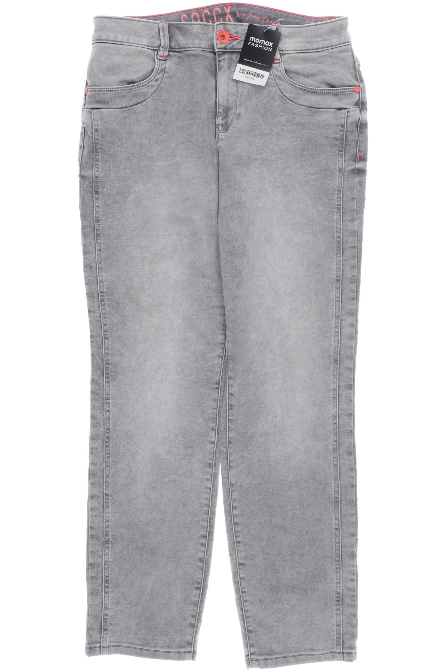 

Soccx Damen Jeans, grau, Gr. 32
