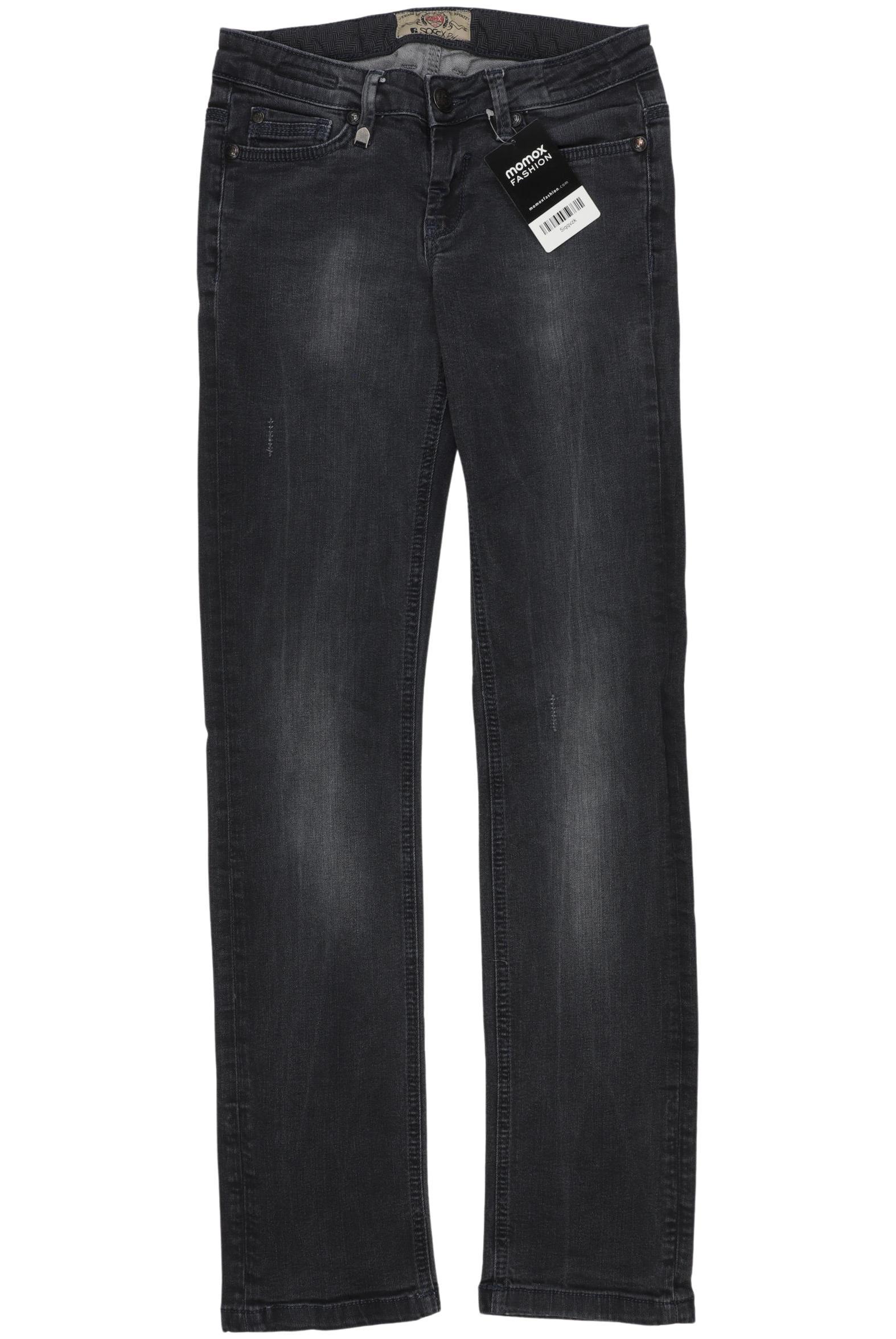 

Soccx Damen Jeans, grau, Gr. 26
