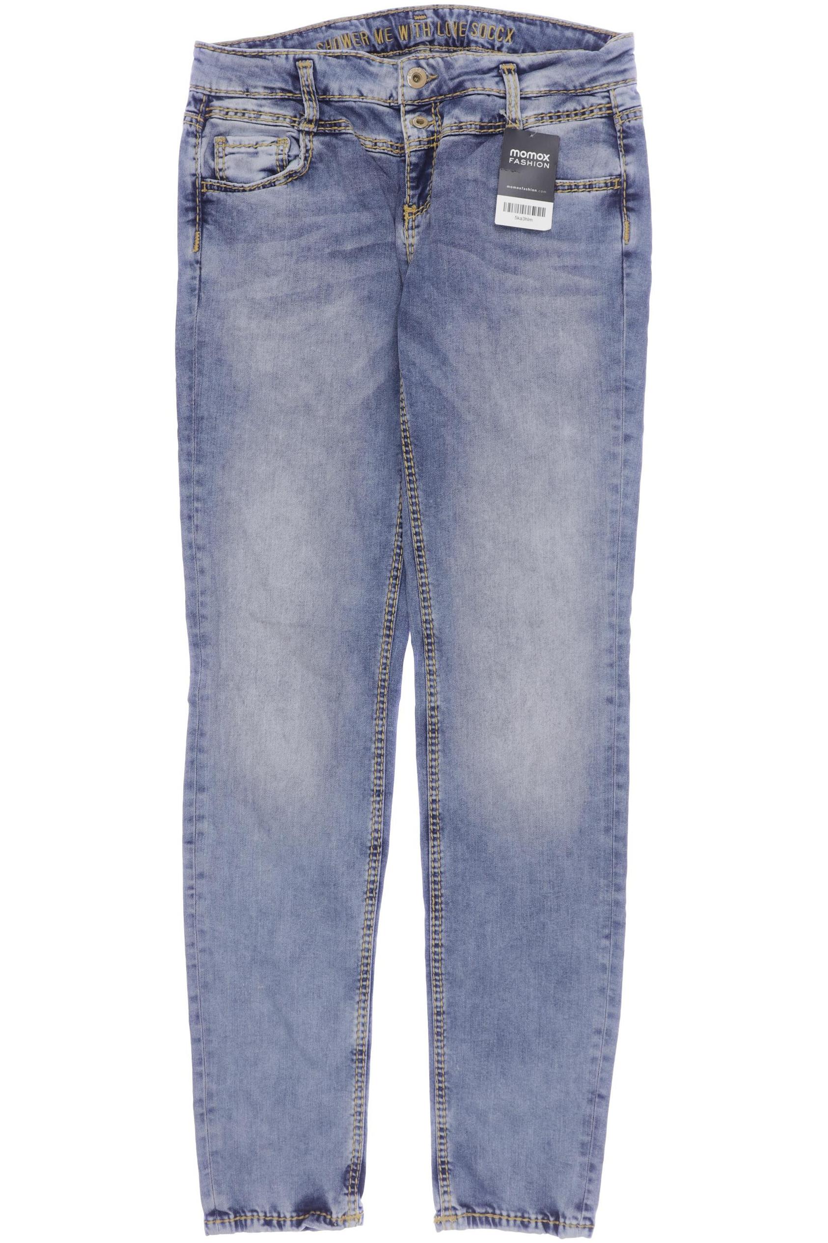 

Soccx Damen Jeans, blau, Gr. 31