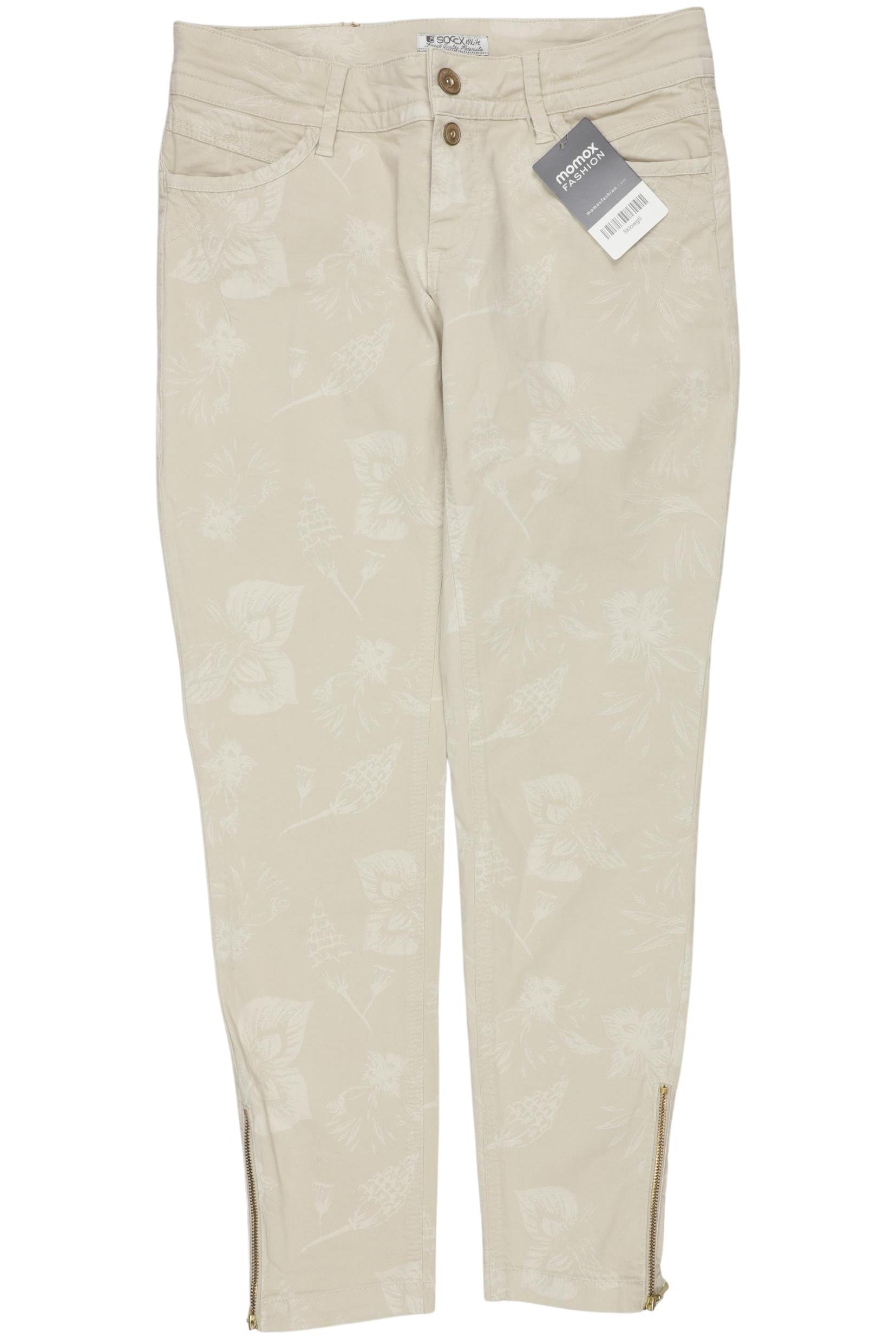 

Soccx Damen Jeans, beige, Gr. 27