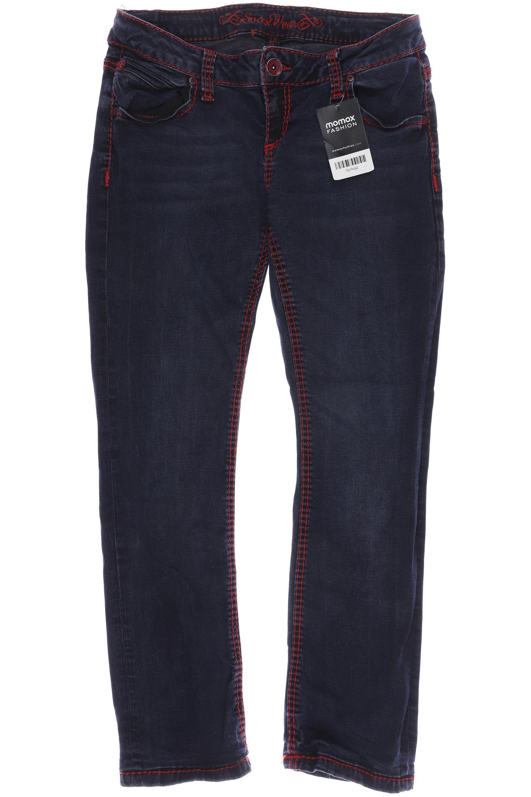 

SOCCX Damen Jeans, blau