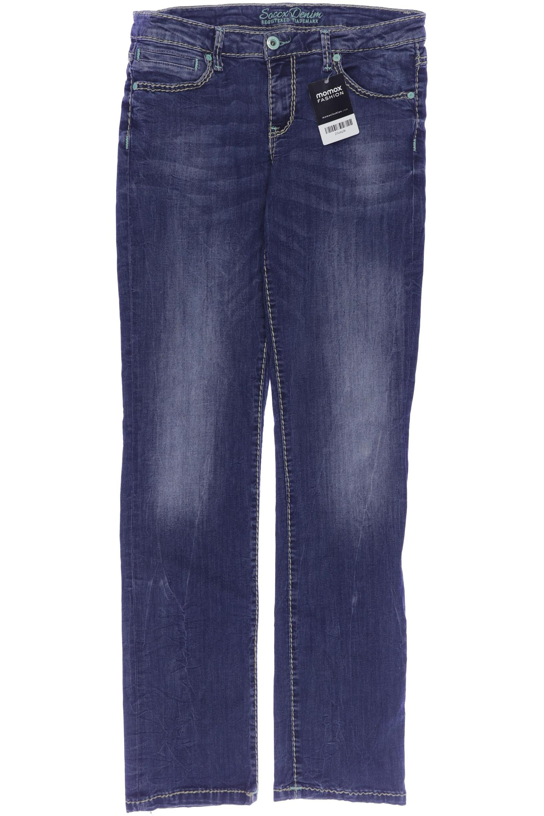 

Soccx Damen Jeans, marineblau, Gr. 31