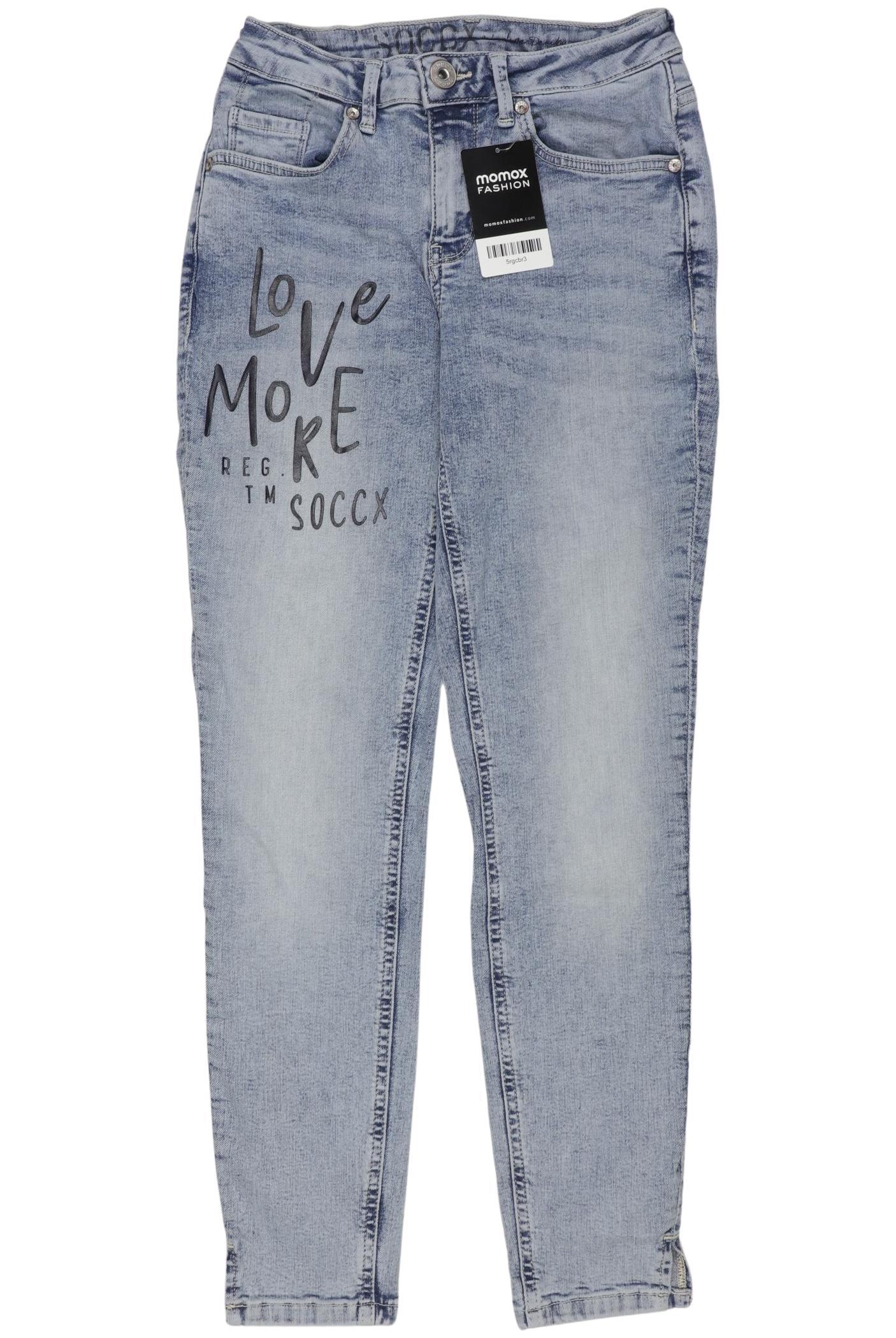 

Soccx Damen Jeans, hellblau, Gr. 26