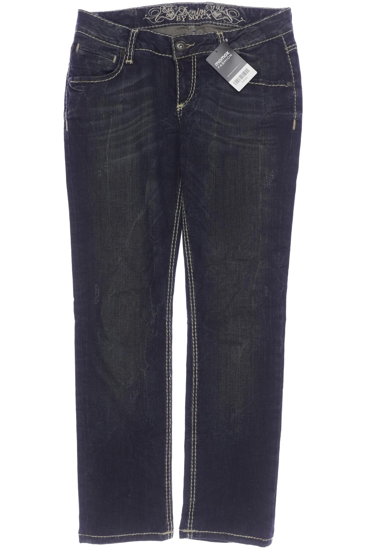 

Soccx Damen Jeans, marineblau, Gr. 29