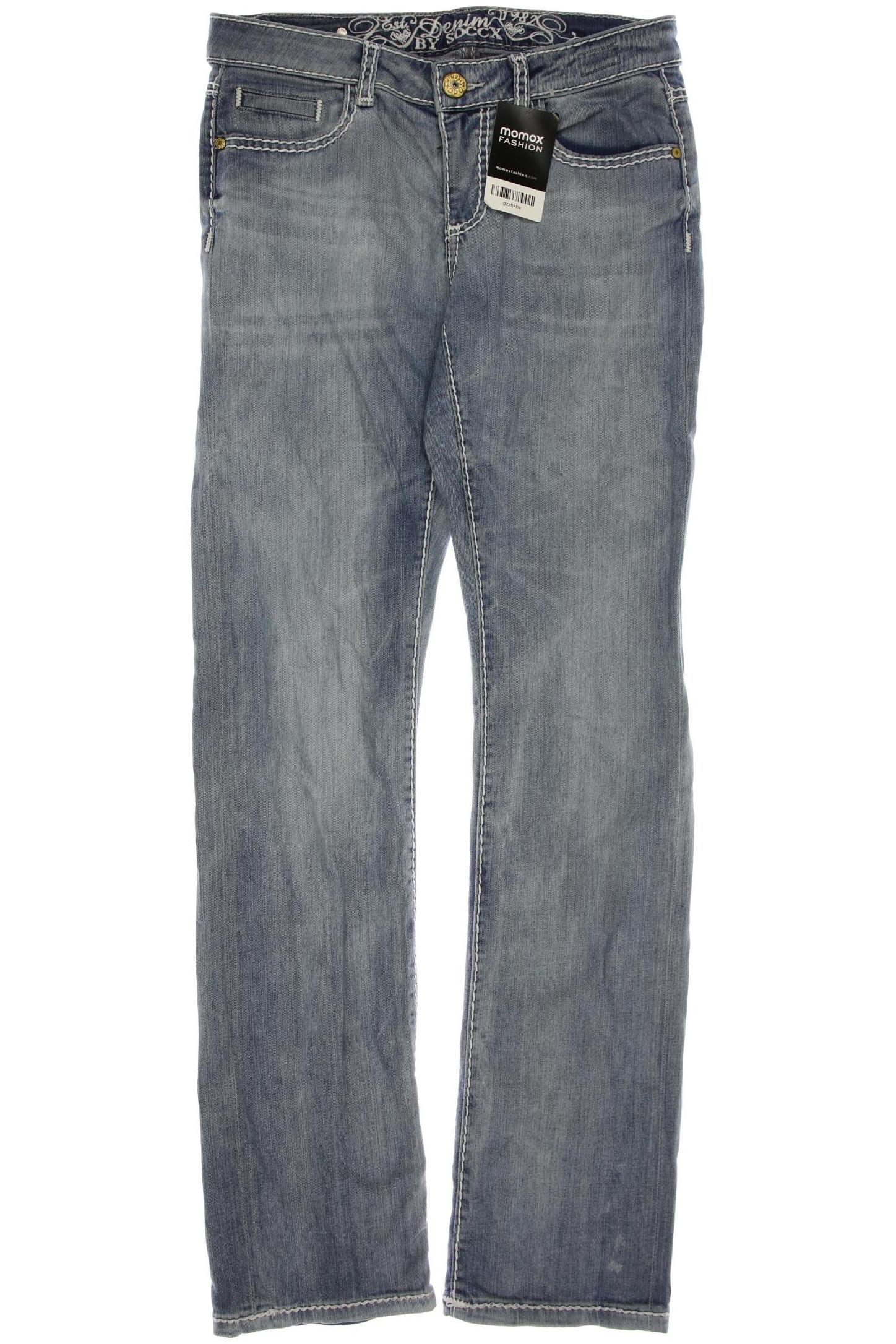 

SOCCX Damen Jeans, marineblau
