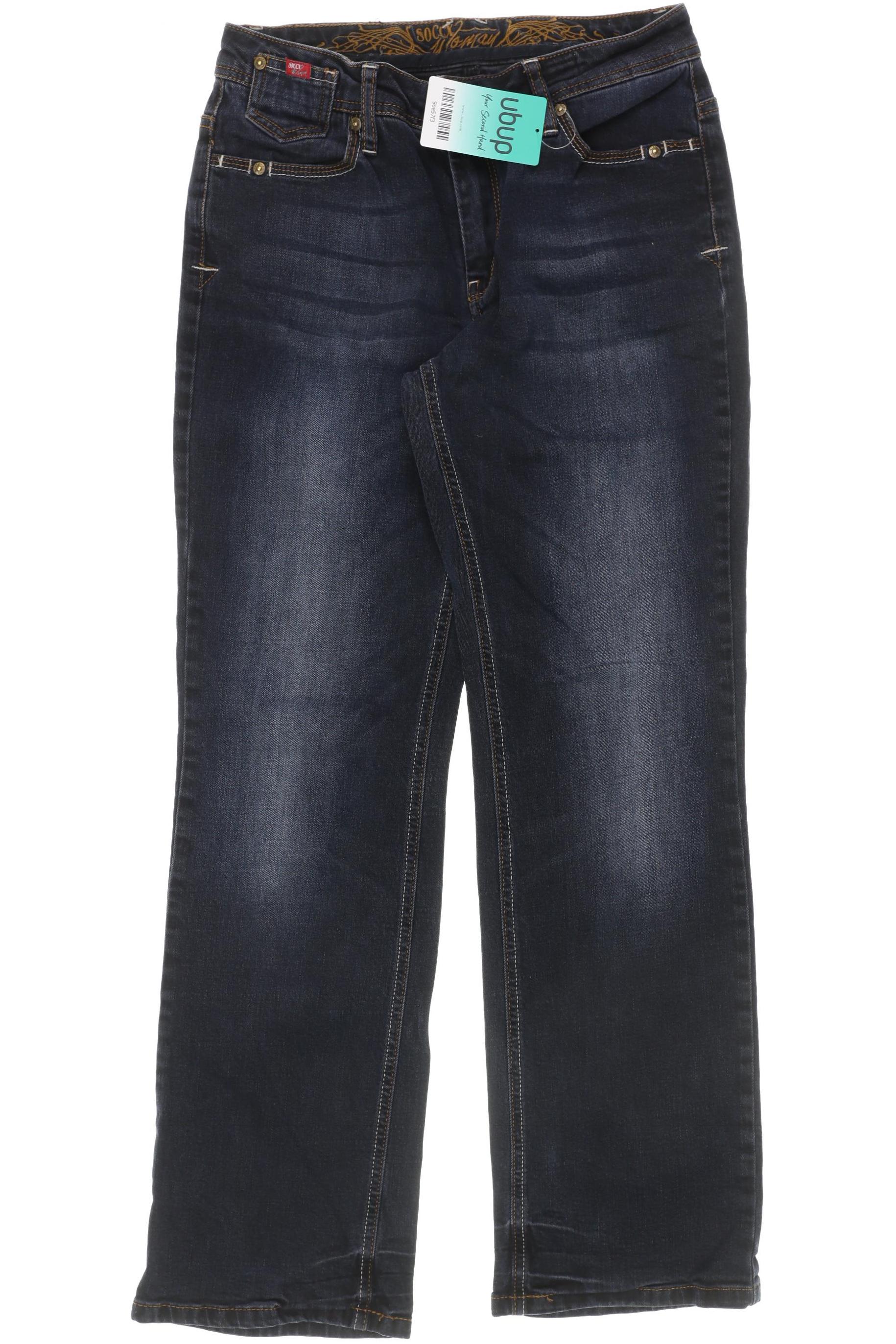 

Soccx Damen Jeans, blau, Gr. 27