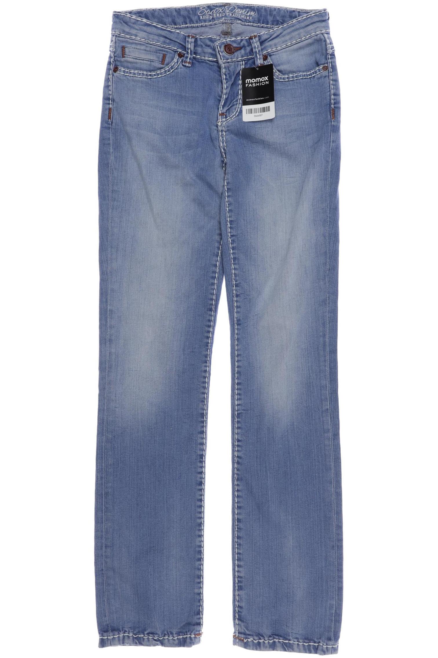 

Soccx Damen Jeans, blau, Gr. 26
