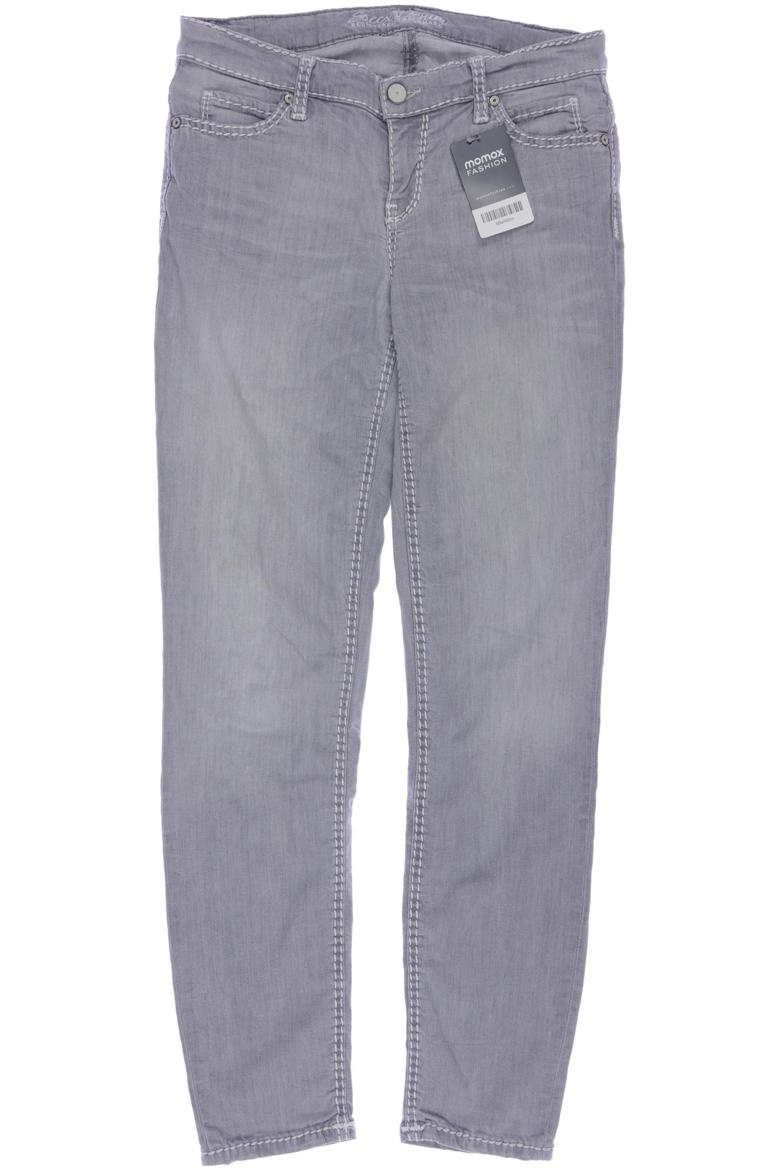 

Soccx Damen Jeans, grau, Gr. 27