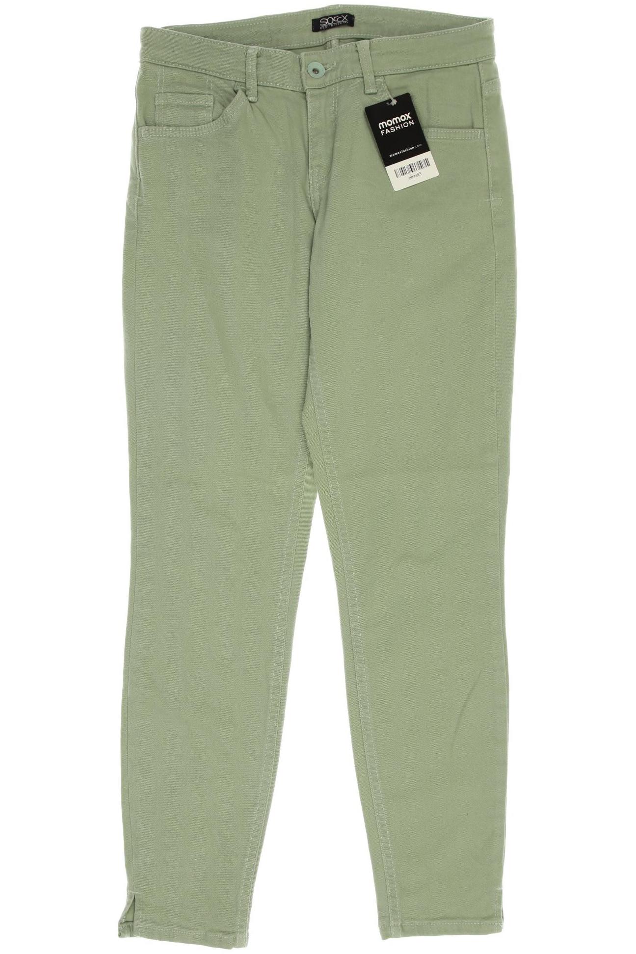 

Soccx Damen Jeans, hellgrün, Gr. 38