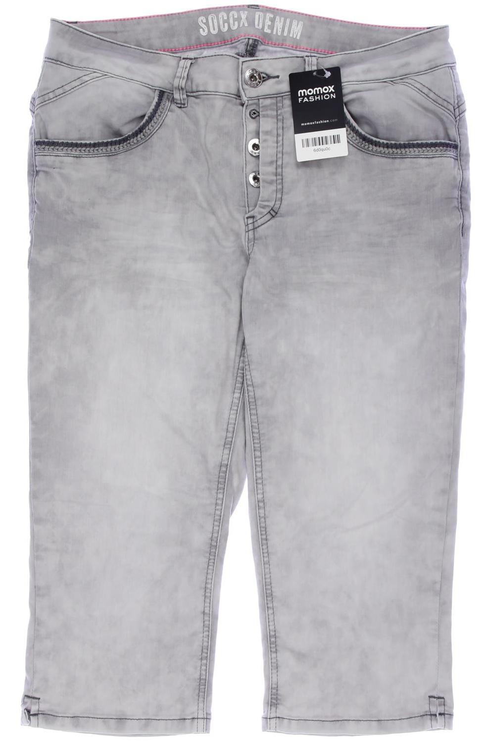 

Soccx Damen Jeans, grau, Gr. 31