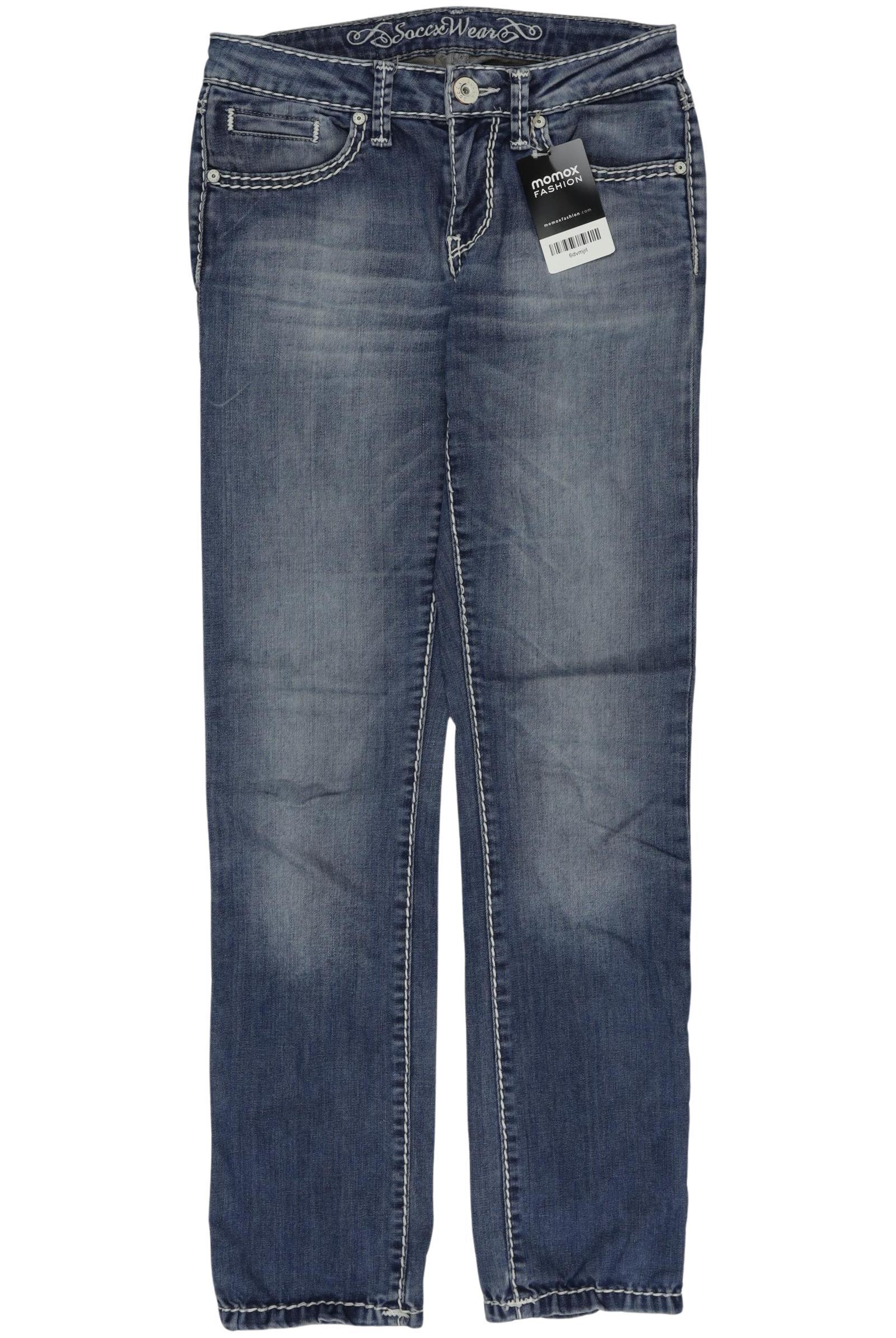 

Soccx Damen Jeans, blau, Gr. 26
