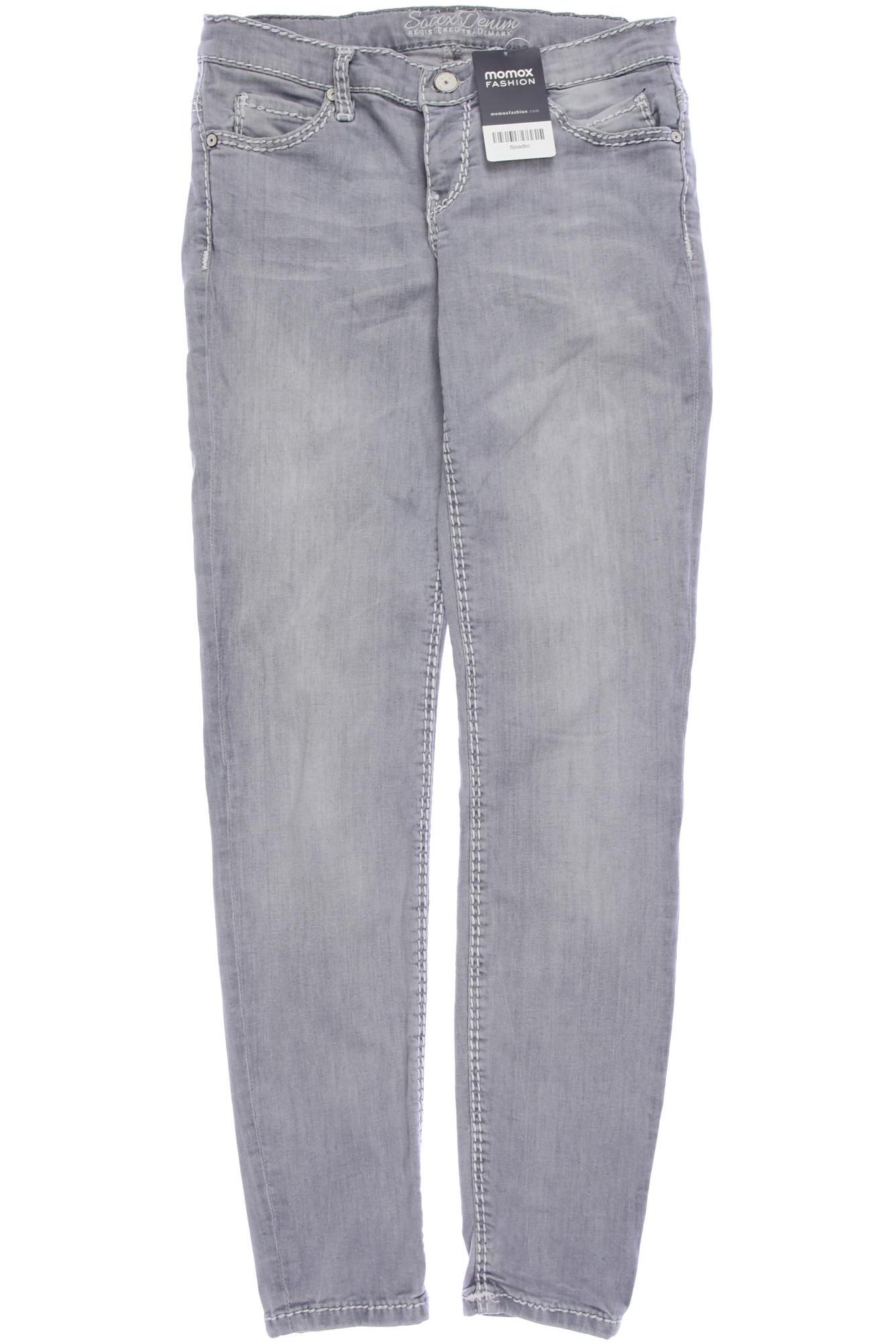 

Soccx Damen Jeans, grau, Gr. 27