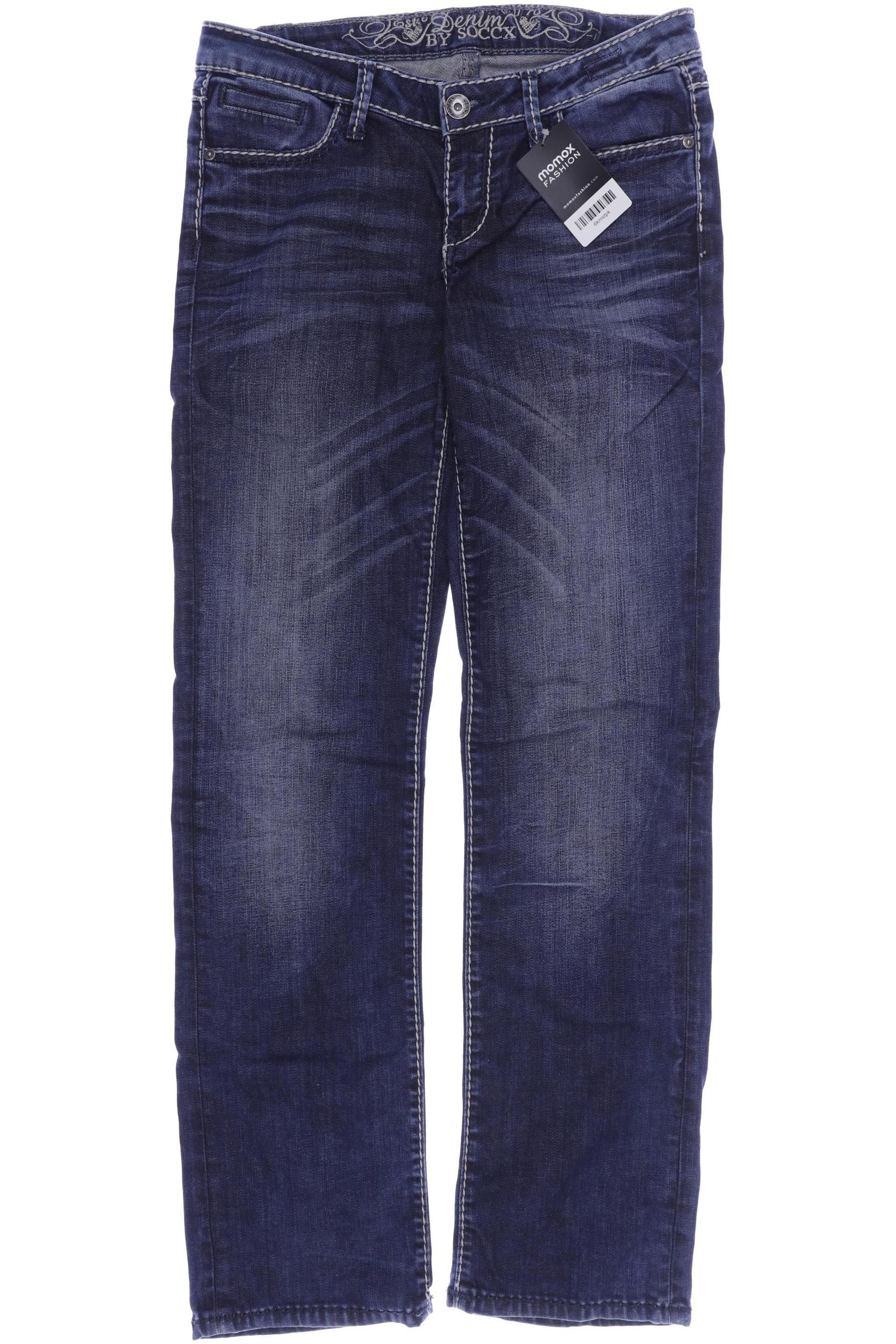 

SOCCX Damen Jeans, marineblau