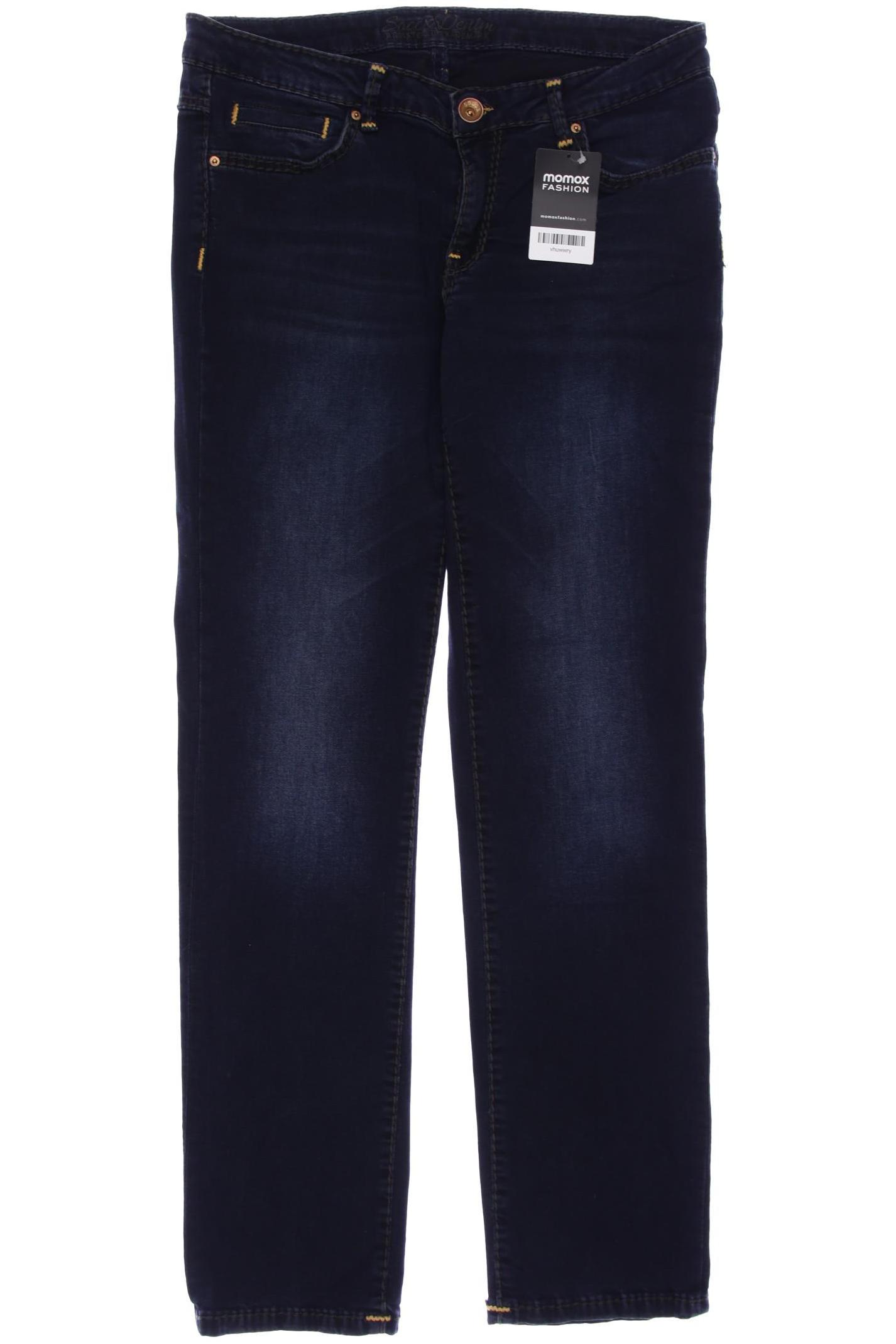 

SOCCX Damen Jeans, marineblau