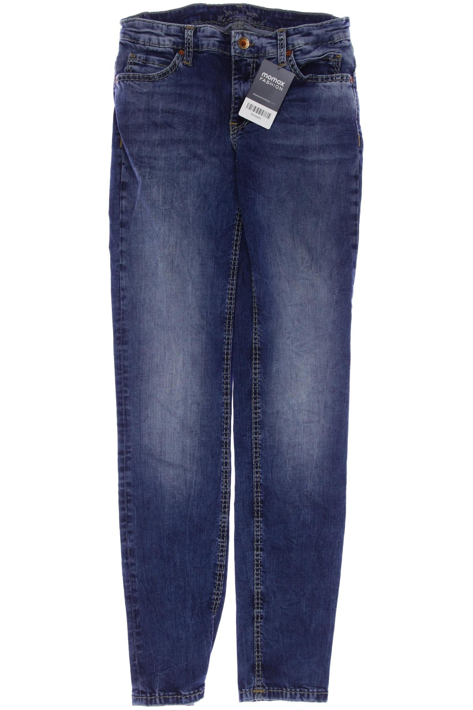 

Soccx Damen Jeans, blau, Gr. 28