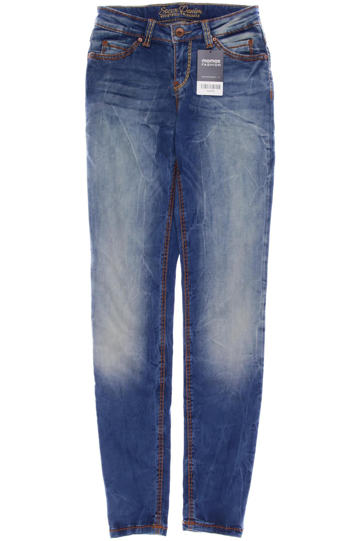 

SOCCX Damen Jeans, blau