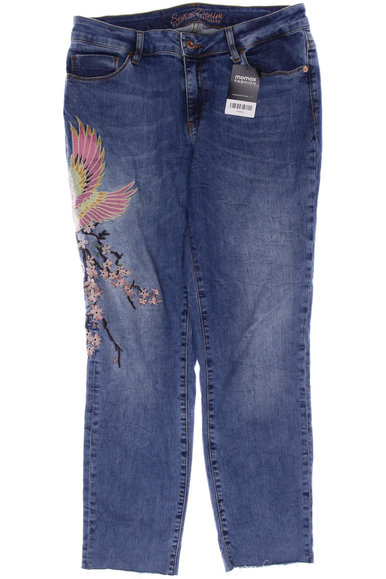 

SOCCX Damen Jeans, marineblau