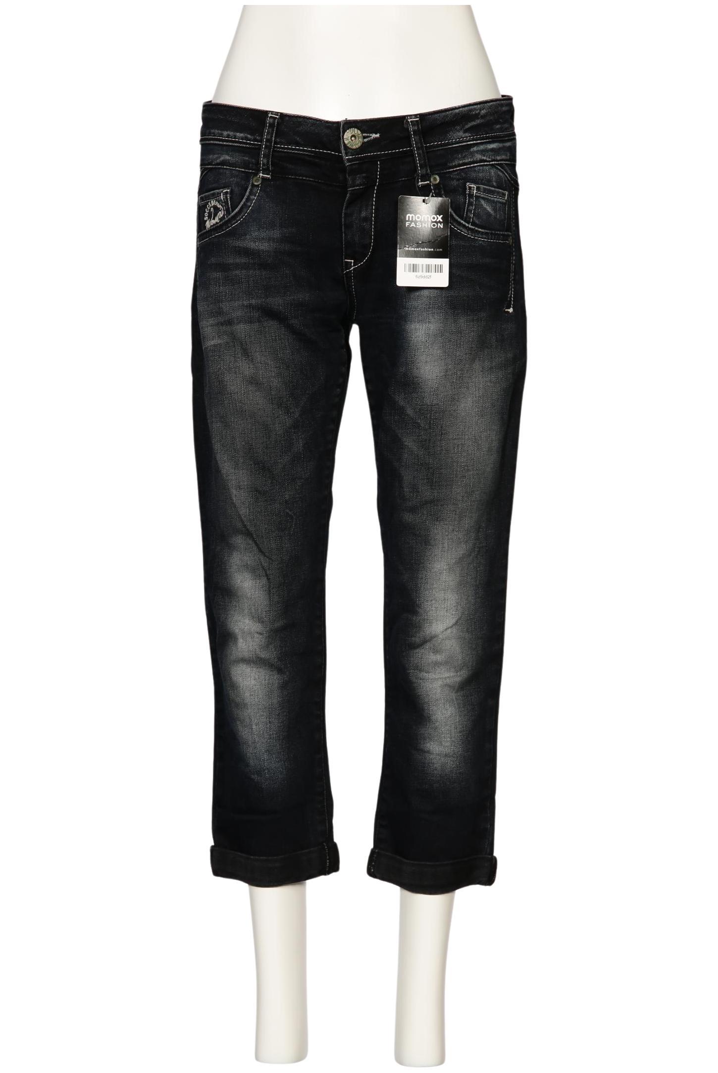 

Soccx Damen Jeans, blau, Gr. 38