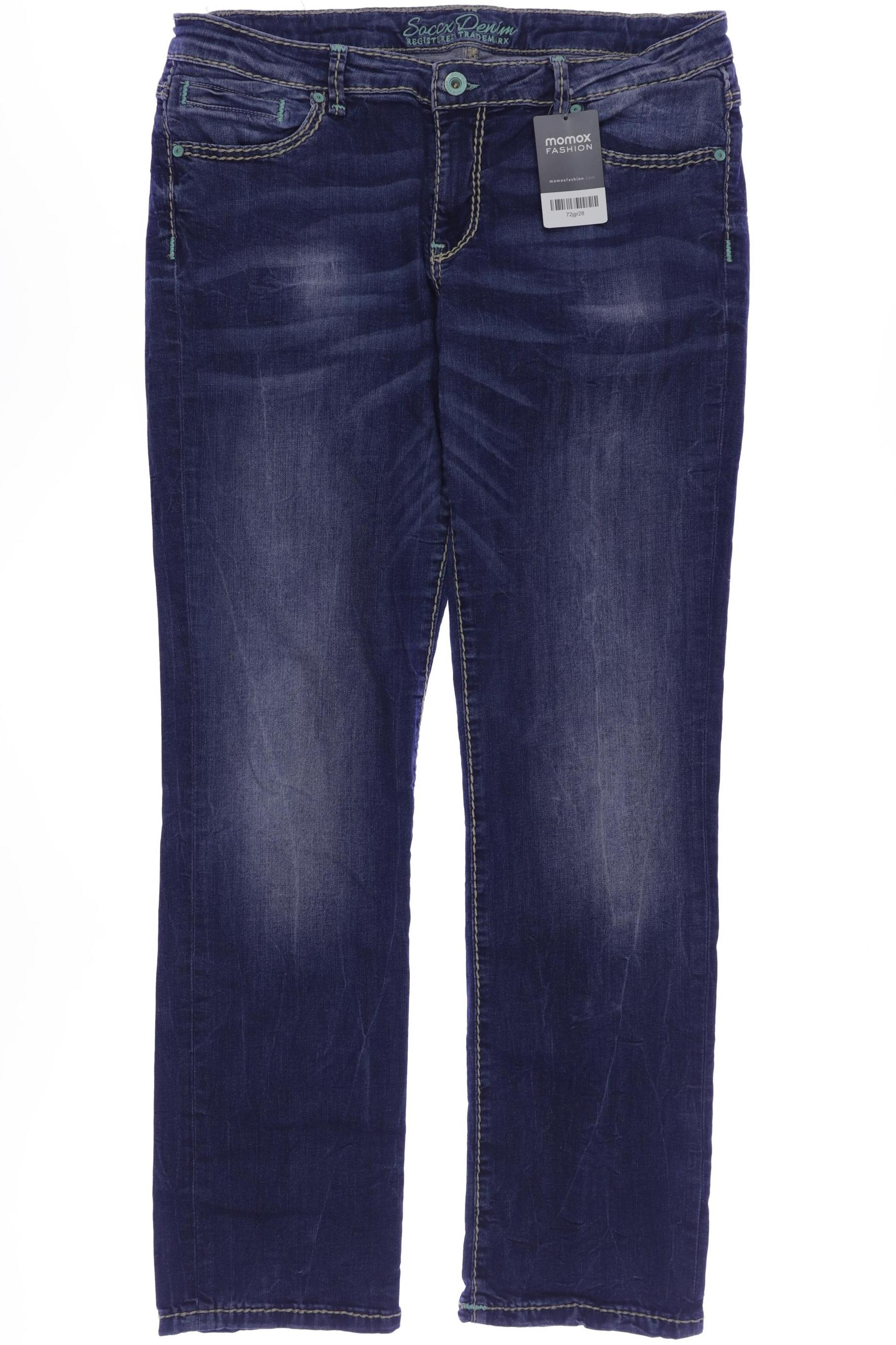 

Soccx Damen Jeans, blau, Gr. 33