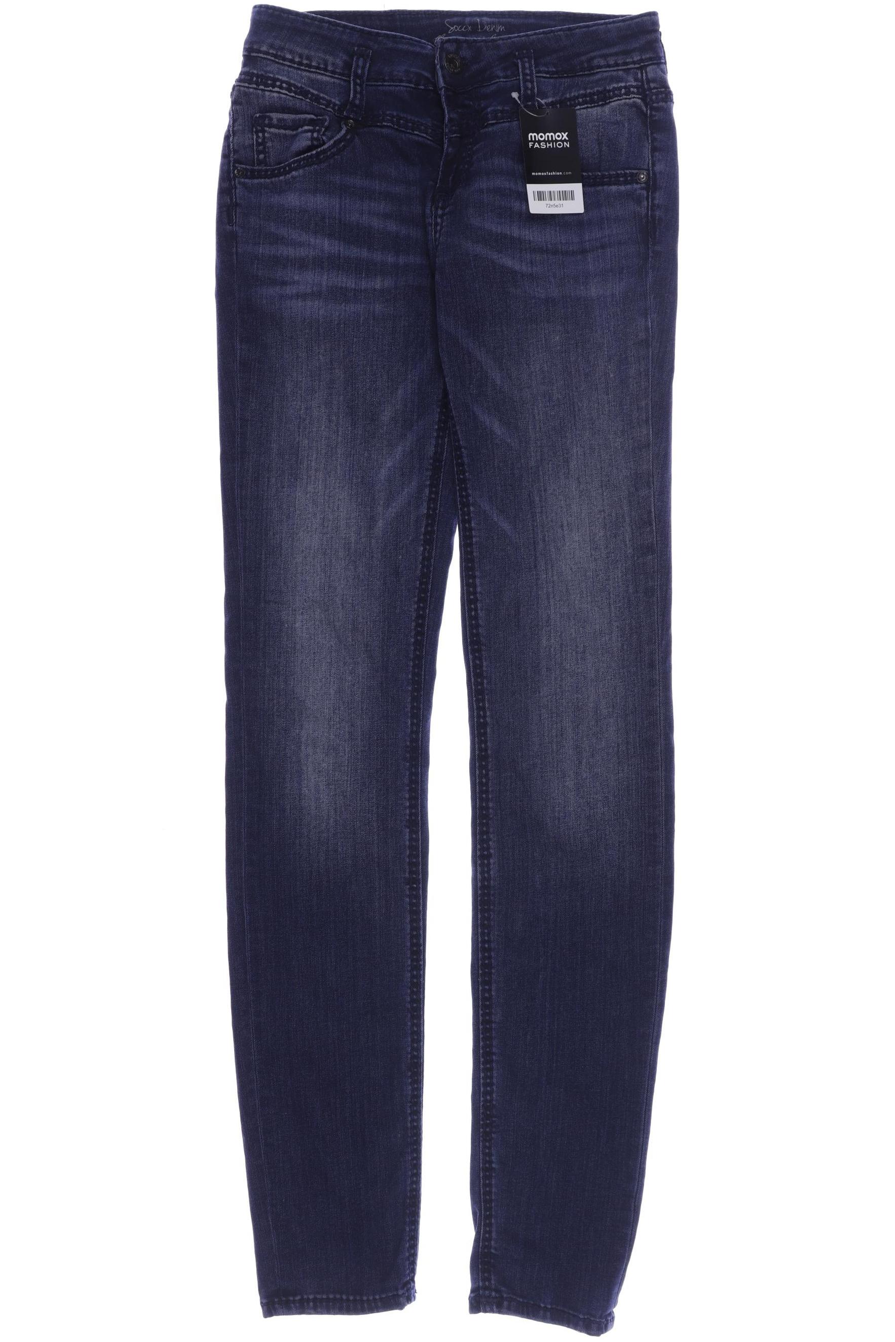 

SOCCX Damen Jeans, marineblau