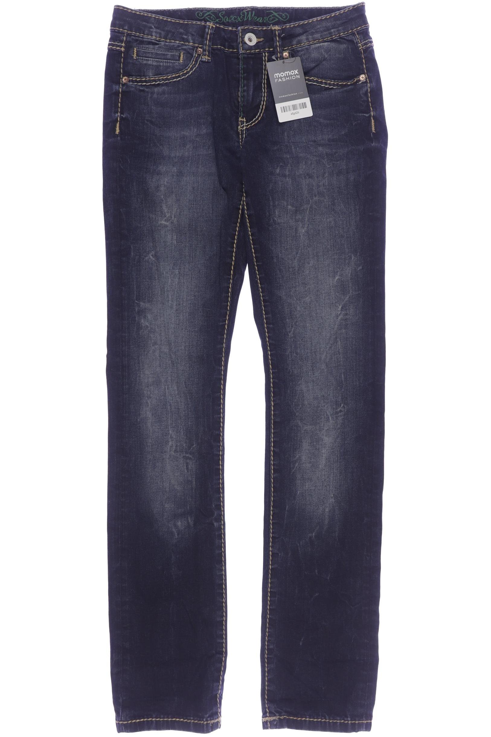 

Soccx Damen Jeans, blau, Gr. 28
