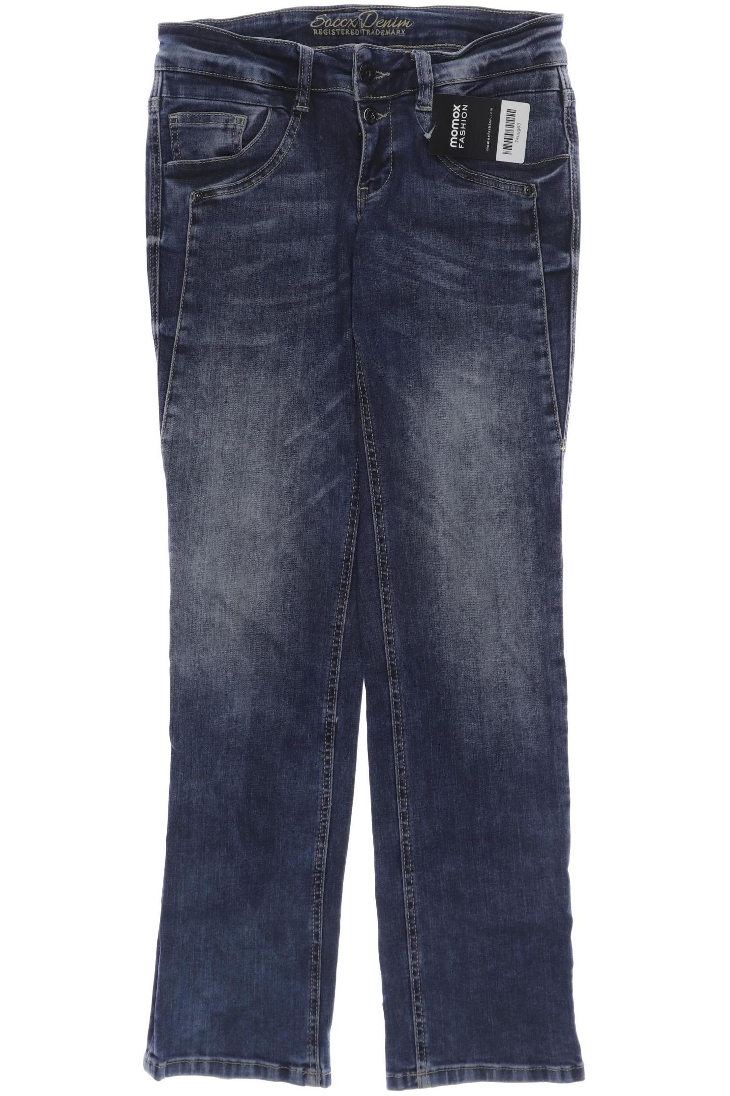 

SOCCX Damen Jeans, blau