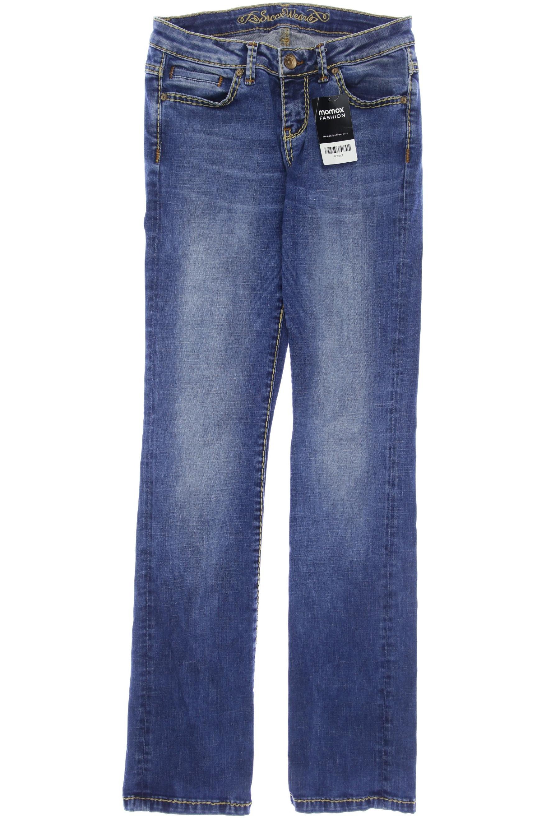 

Soccx Damen Jeans, blau, Gr. 27