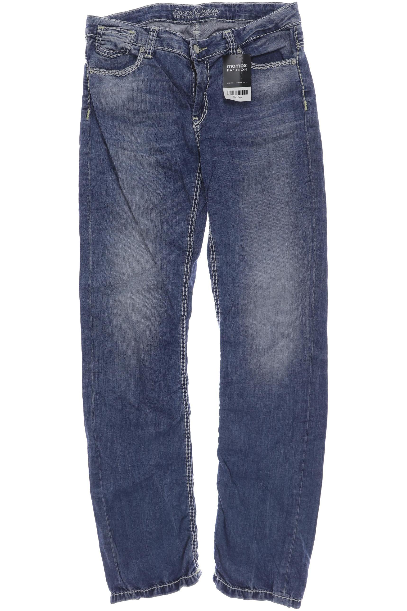 

Soccx Damen Jeans, blau, Gr. 42