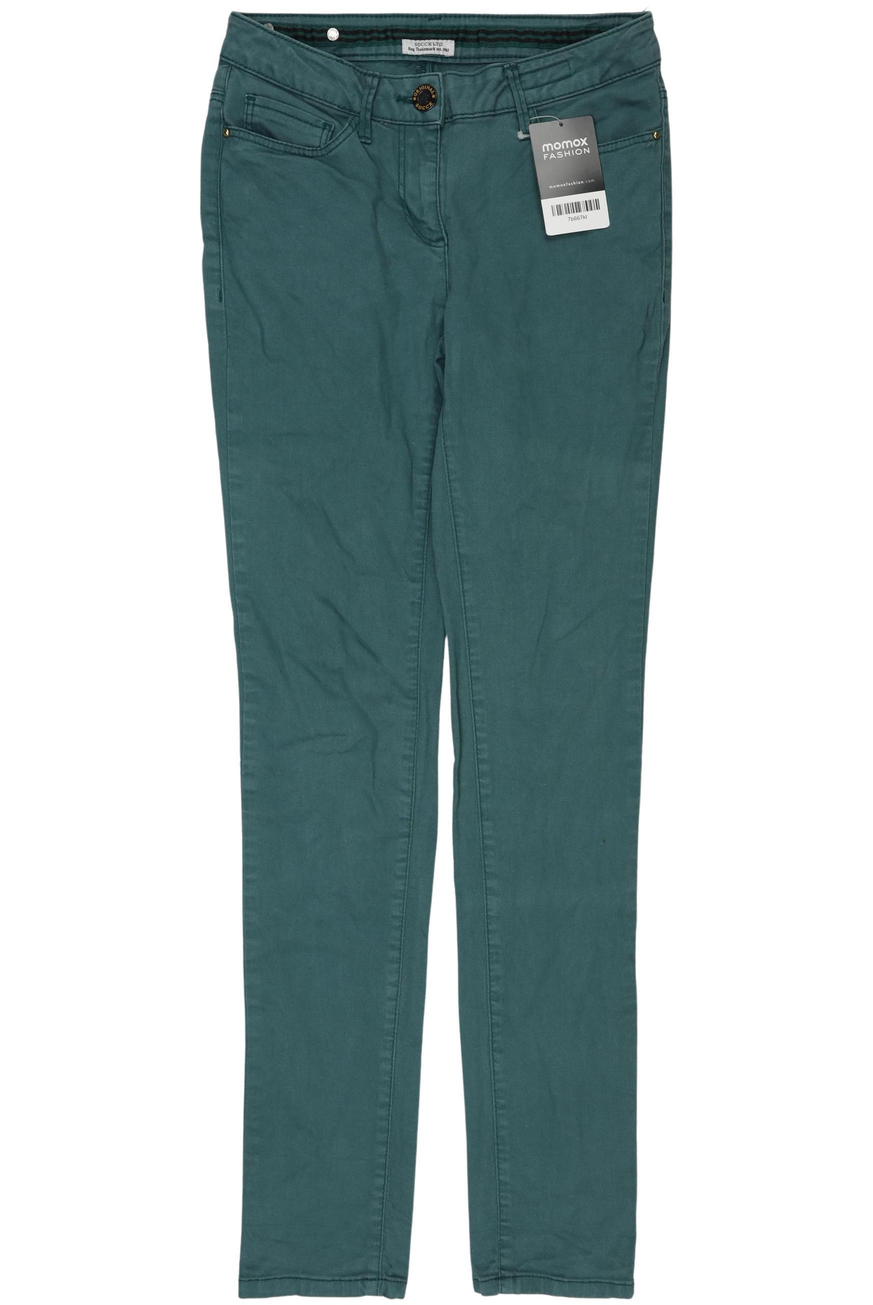 

Soccx Damen Jeans, grün, Gr. 26