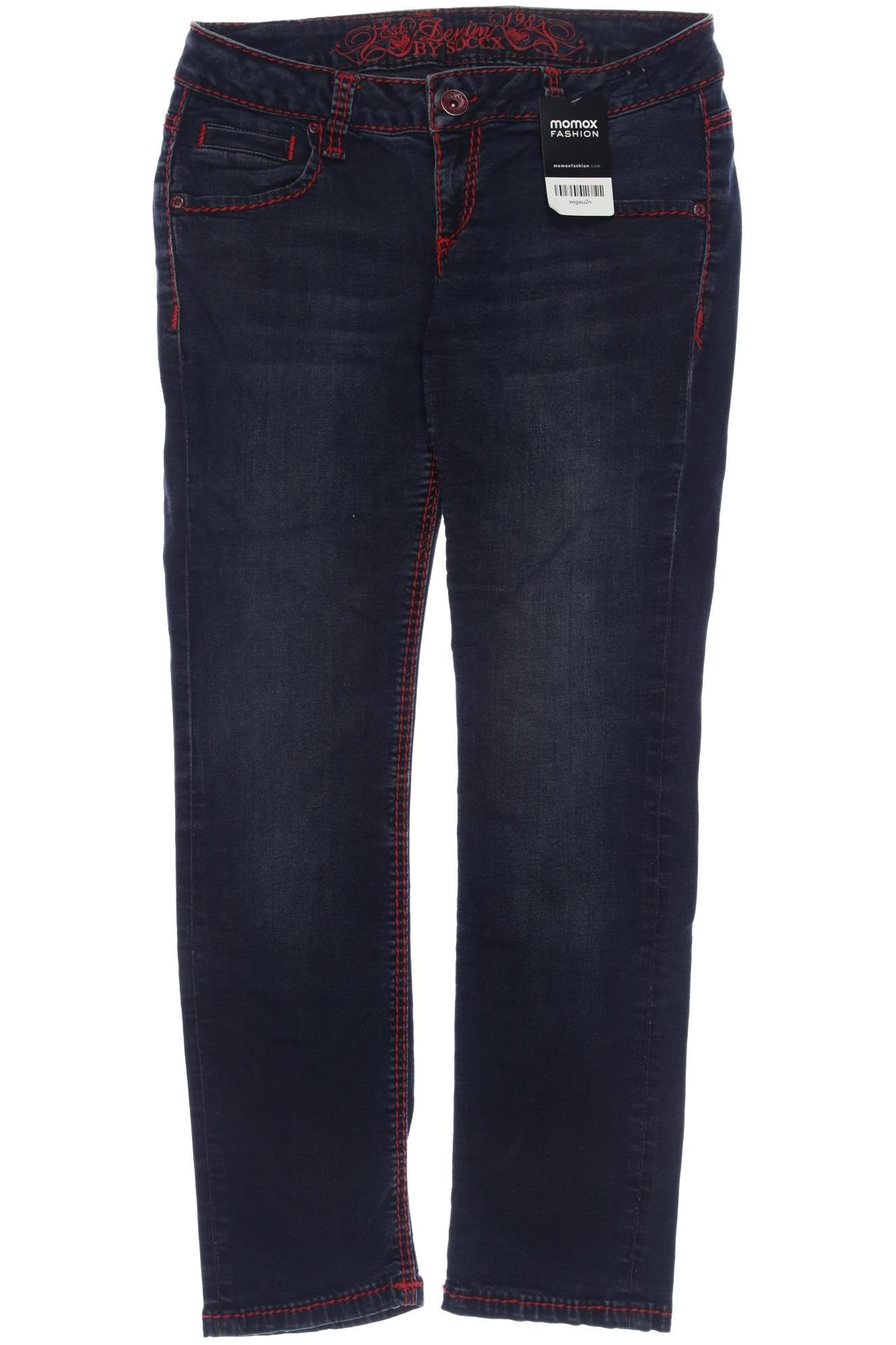 

Soccx Damen Jeans, marineblau, Gr. 31