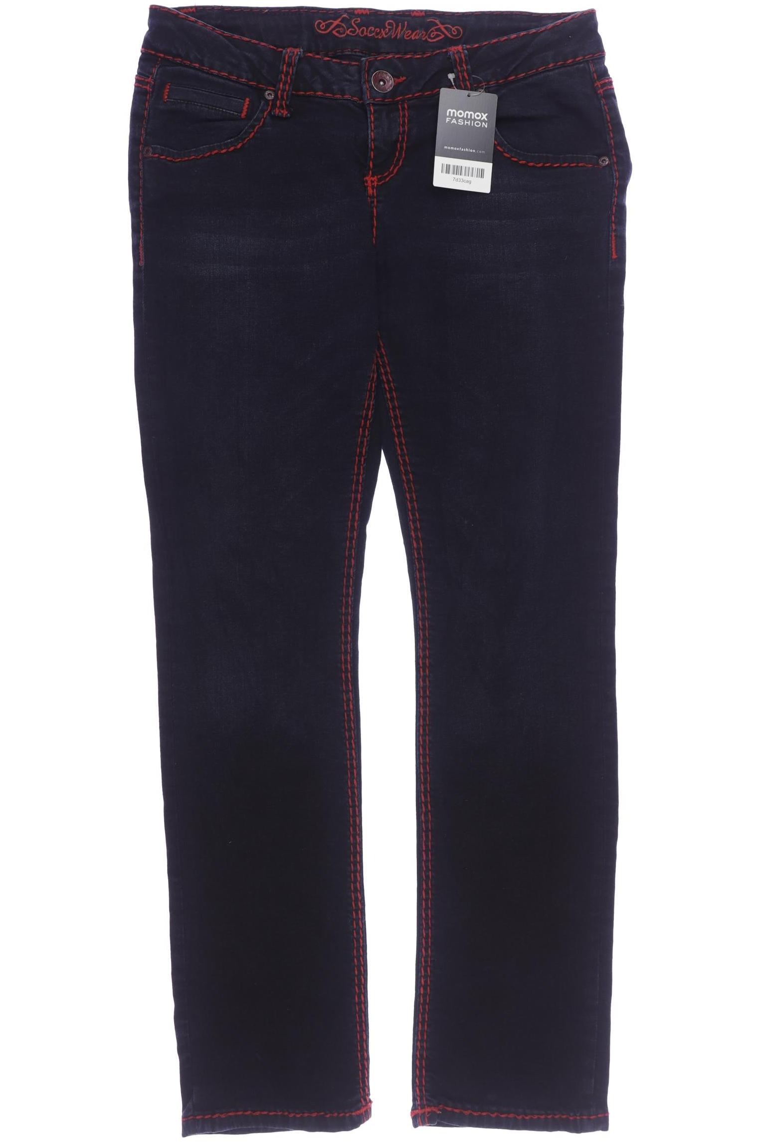 

Soccx Damen Jeans, marineblau, Gr. 29