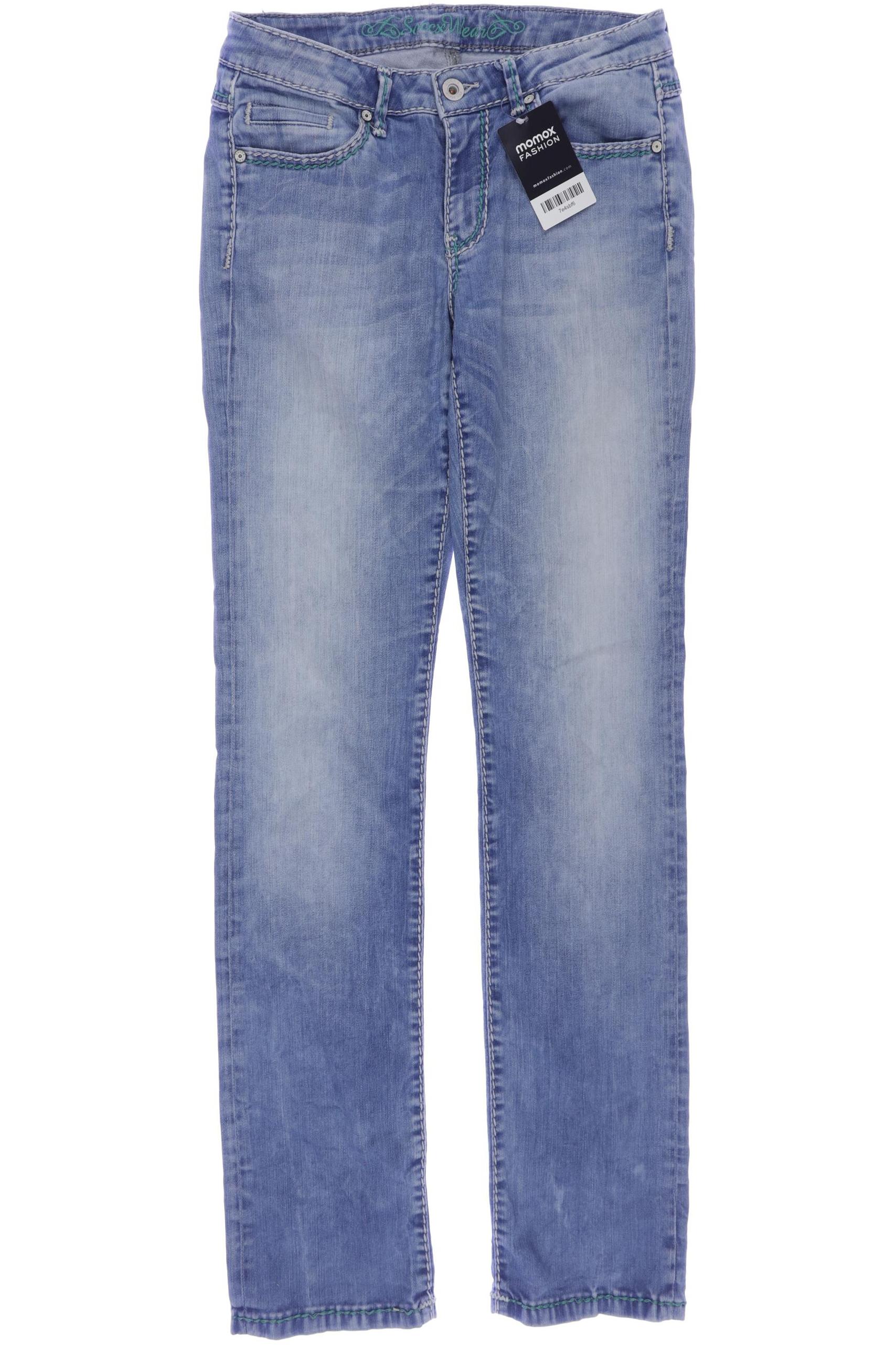 

Soccx Damen Jeans, blau, Gr. 28