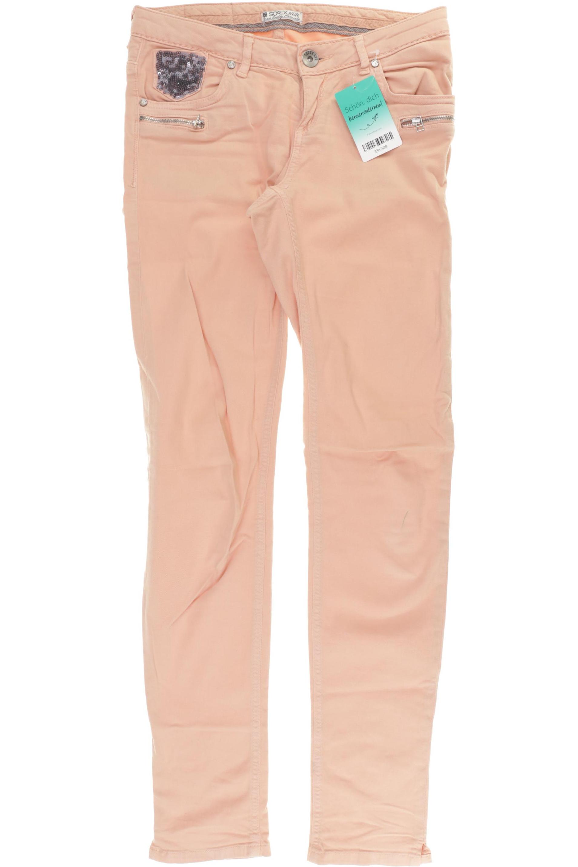 

Soccx Damen Jeans, orange, Gr. 27