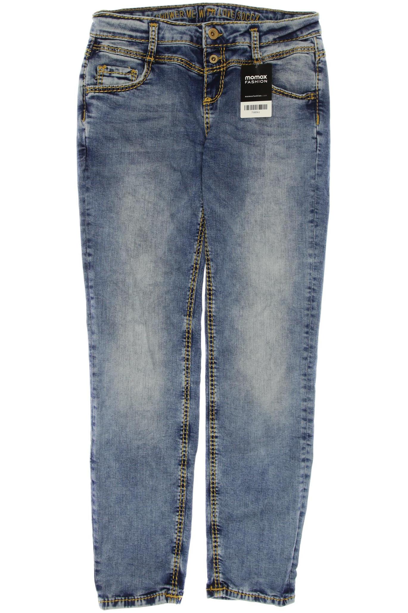 

SOCCX Damen Jeans, blau