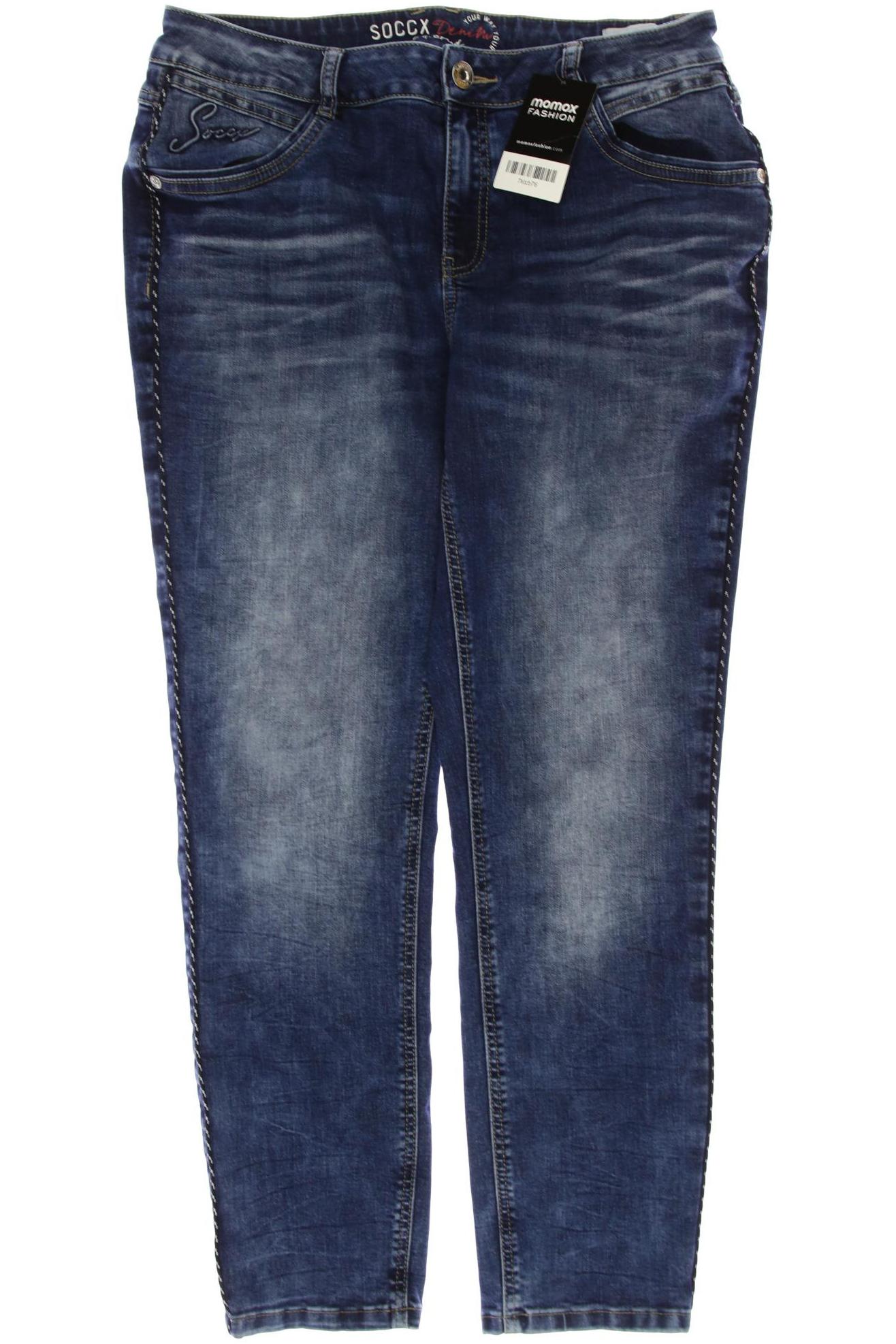 

SOCCX Damen Jeans, marineblau